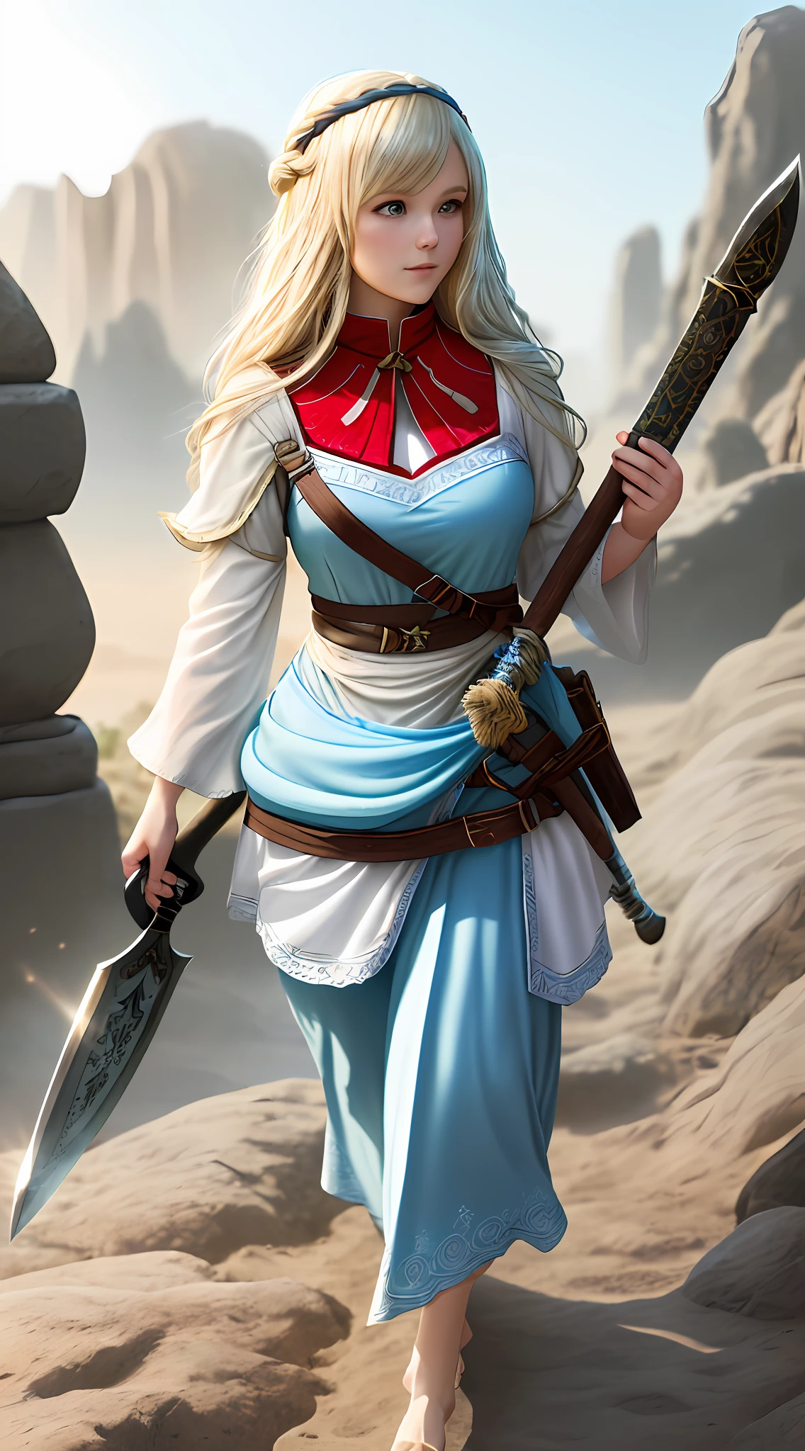 woolitize, female barefoot summoner with blonde AND blue hair (windy dust debris storm:1.1) volumetric (masterpiece) (best quality) (detailed) (8k) (cinematic lighting)
Negative prompt: ground surface round orb sphere (standing on ground:1.3) (horse weapon axe club sword staff:1.3), ((large breasts)) (cleavage:1.2) (nude) (grain) (poorly drawn) (lowpoly) (frame) (border) (watermark) (label) (signature) (text) (cropped) (artifacts)
ENSD: 31337, Size: 512x512, Seed: 1771360093, Model: A-Zovya_RPG_Artist_Tools_V3, Steps: 20, Sampler: DPM++ 2S a Karras, CFG scale: 6, Mask blur: 4, Model hash: c7751e6108, Denoising strength: 0.4, soft smooth lighting, soft pastel colors
