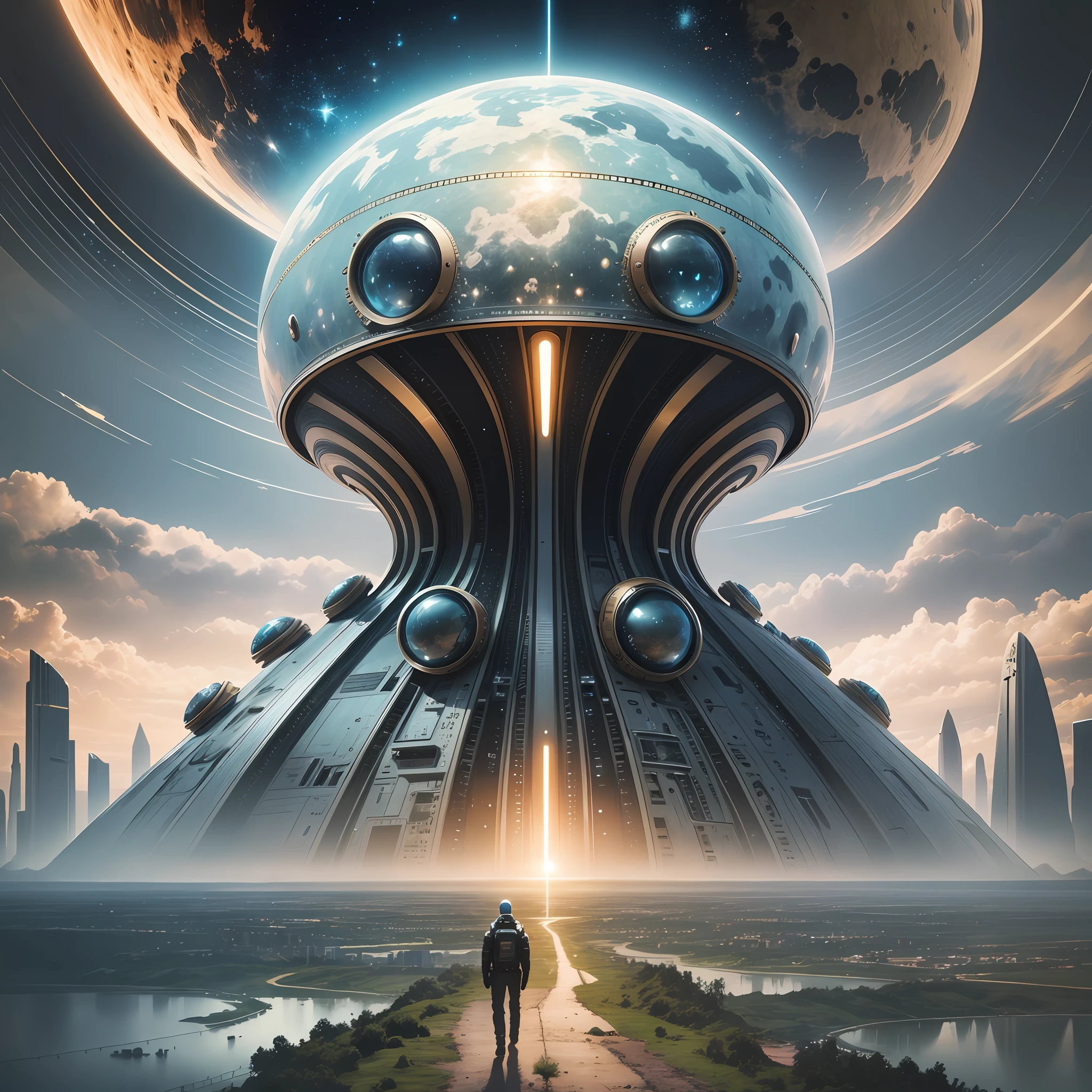 extraterrestrial aliens universe life forms civilization sci-fi futuristic world top quality masterpiece