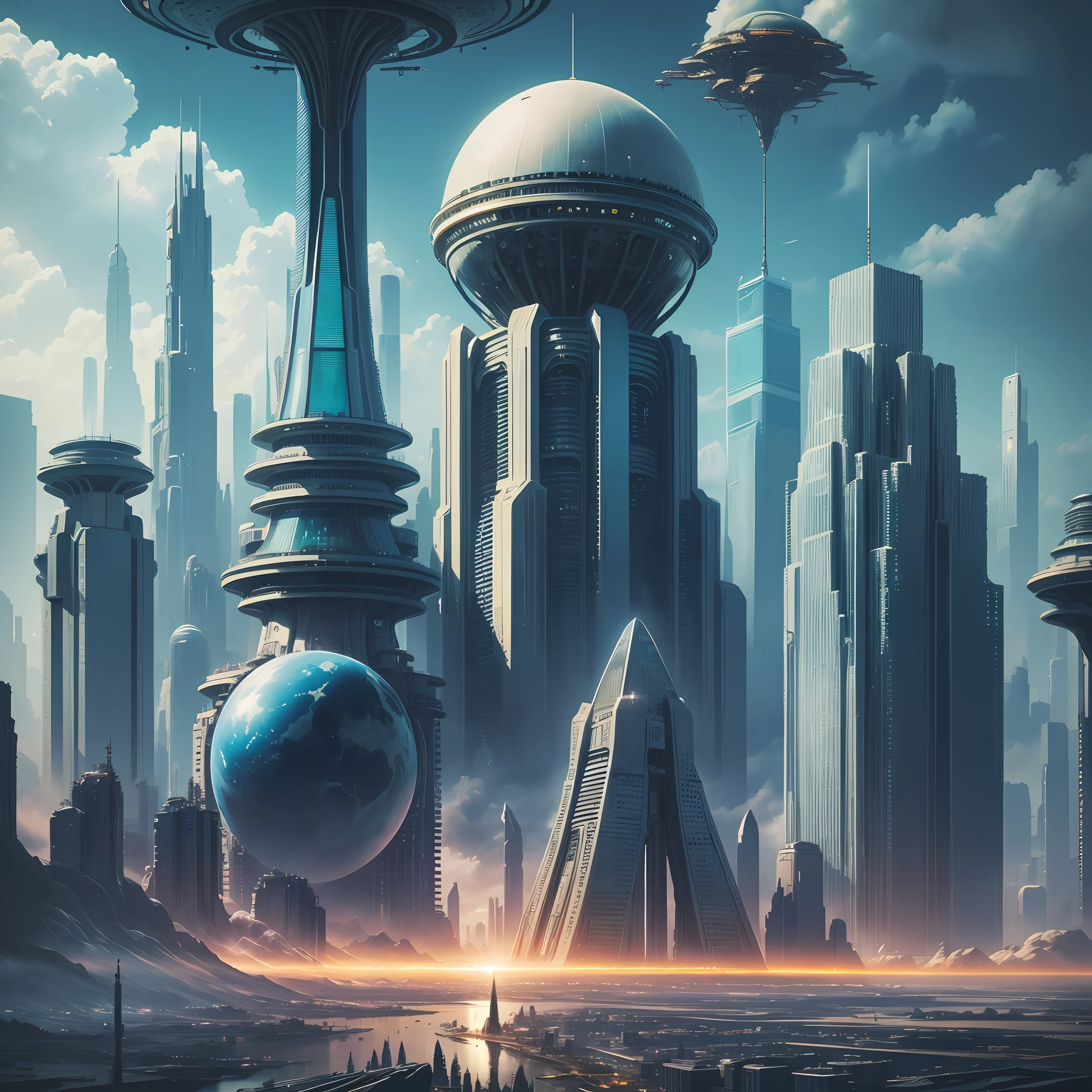 Extraterrestrial Universe Aliens Future World Sci-Fi Cyberpunk Life Forms Top Quality Masterpieces Megastructures