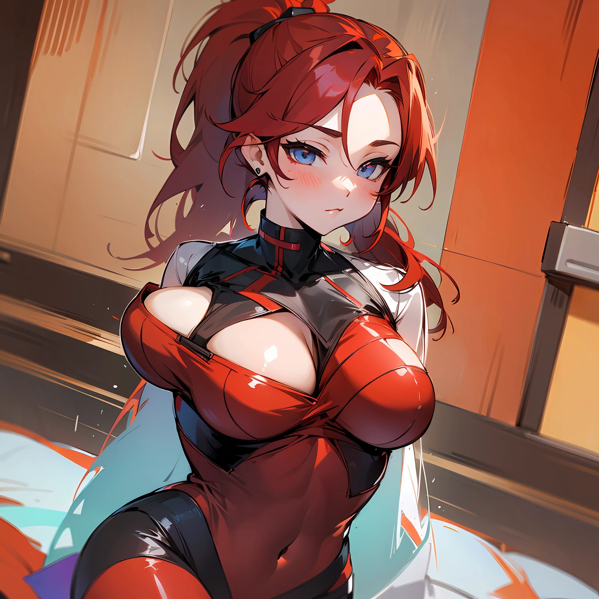 Big breasts futa red hair double ponytail --auto --s2