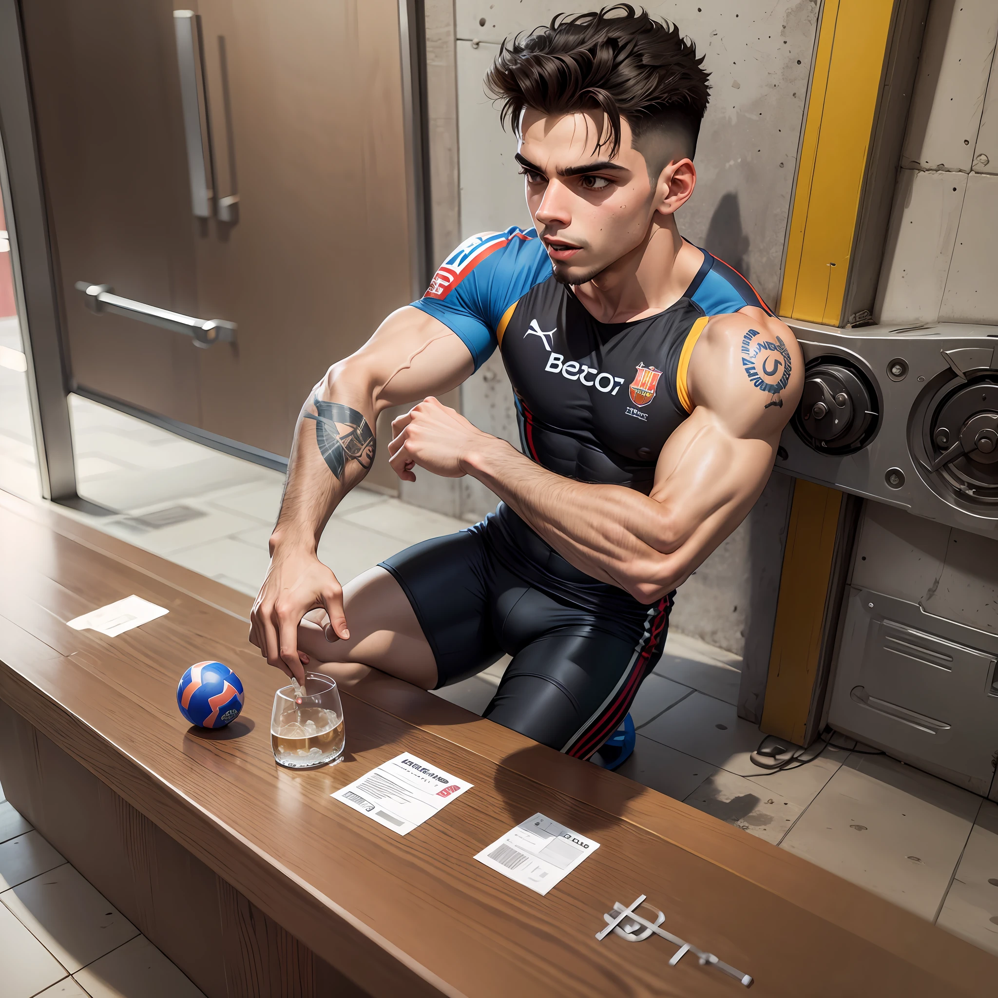 Victor Augusto training in the ct of barcelona --auto --s2