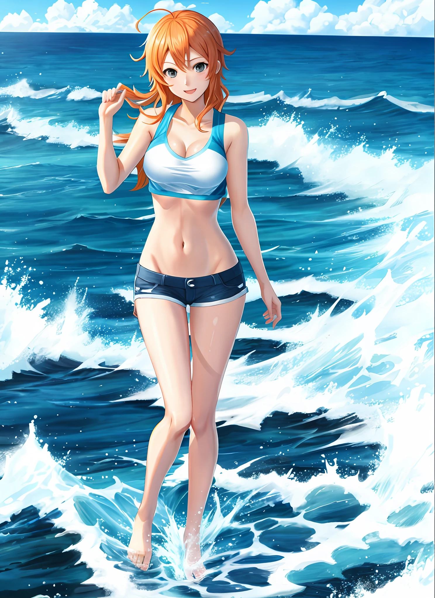 Nami without clothes