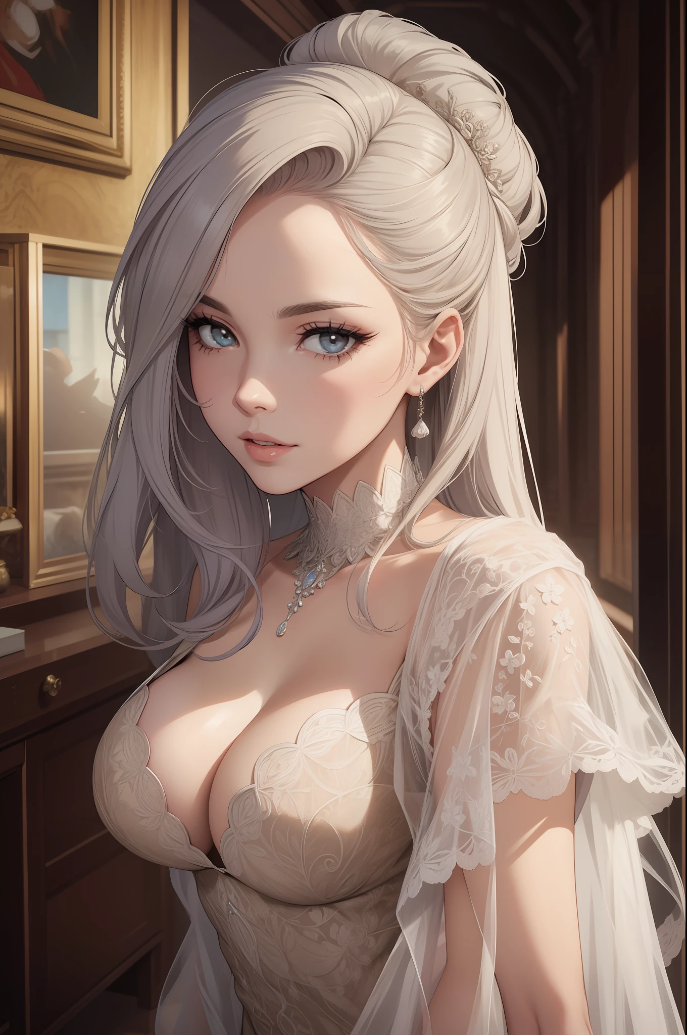 best quality, beautiful sexy mature woman, perfect, flawless, detailed, intricate