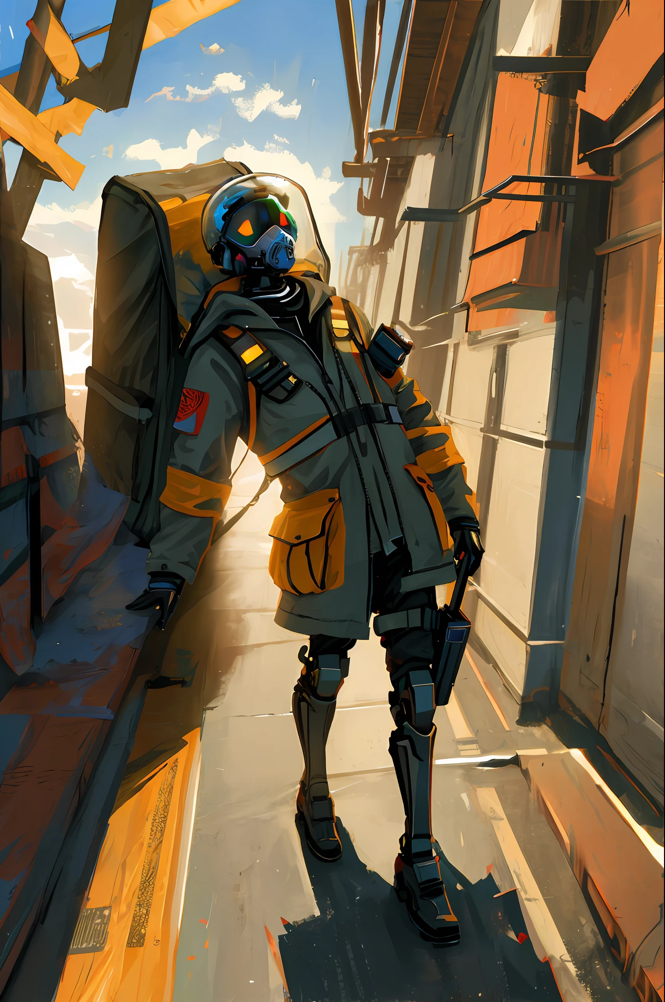 An apocalyptic world with artificial intelligence