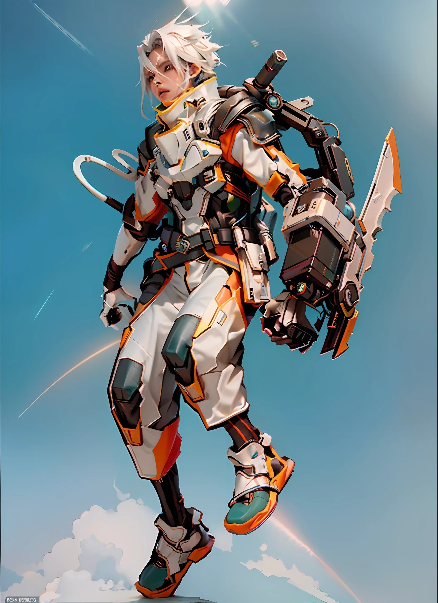 (Best Quality), (Masterpiece), (Detail: 1.4), 3D, A Beautiful Cyberpunk Male Image, HDR (High Dynamic Range), Ray Tracing, NVIDIA RTX, Super-Resolution, Unreal 5, Subsurface Scattering, PBR Textures, Post Processing, Anisotropic Filtering, Depth of Field, Maximum Sharpness and Clarity, Multi-layer Textures, Albedo and Highlight Maps, Surface Shading, Accurate simulation of light-material interactions, perfect proportions, Octane Render, two-color light, large aperture, low ISO, white balance, rule of thirds, 8K RAW,