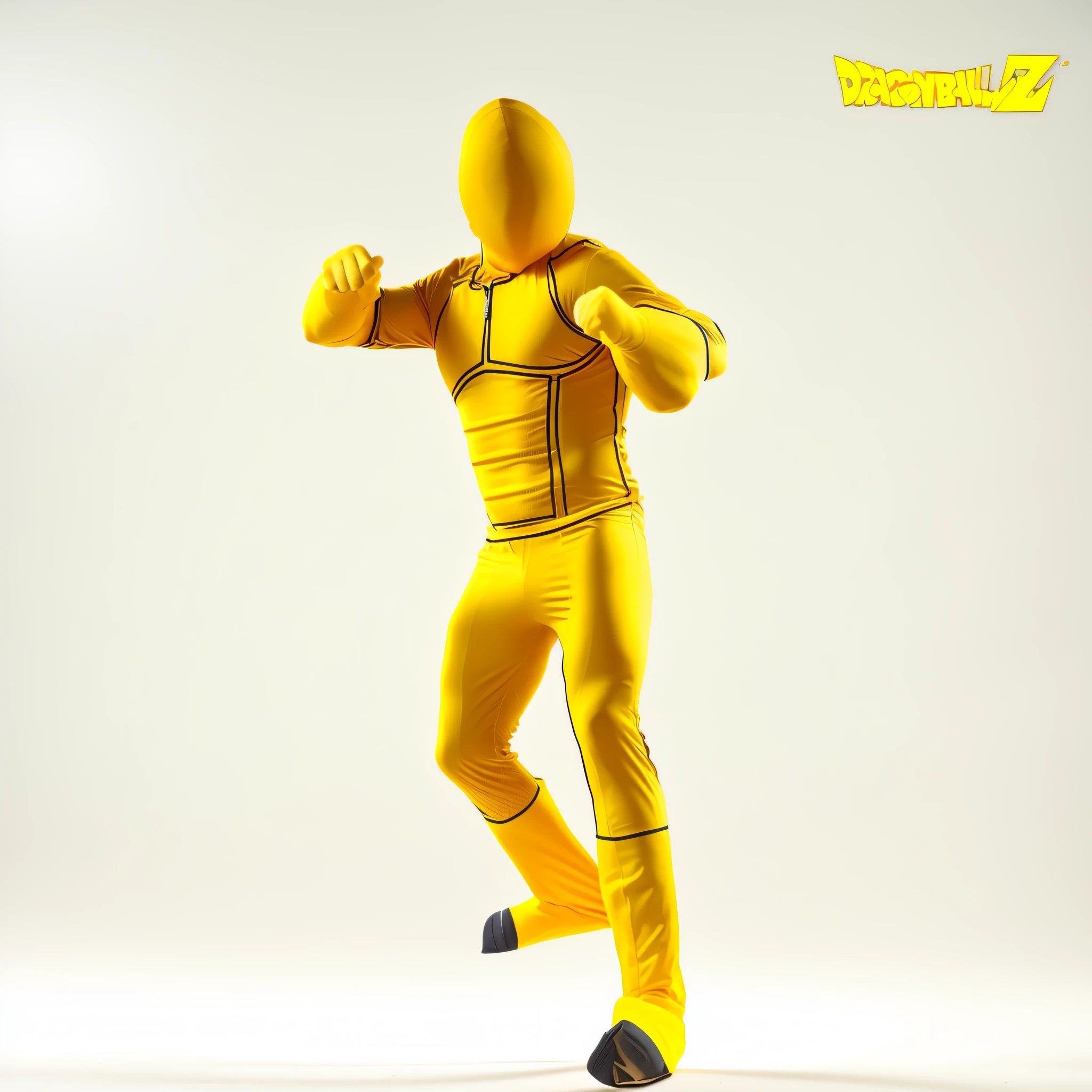 Man in yellow bodysuit, yellow body, zentai suit, full bodysuit, skin tight suit, lycra costume, tight full body suit, yellow skin, yellow jumpsuit, yellow bodysuit
