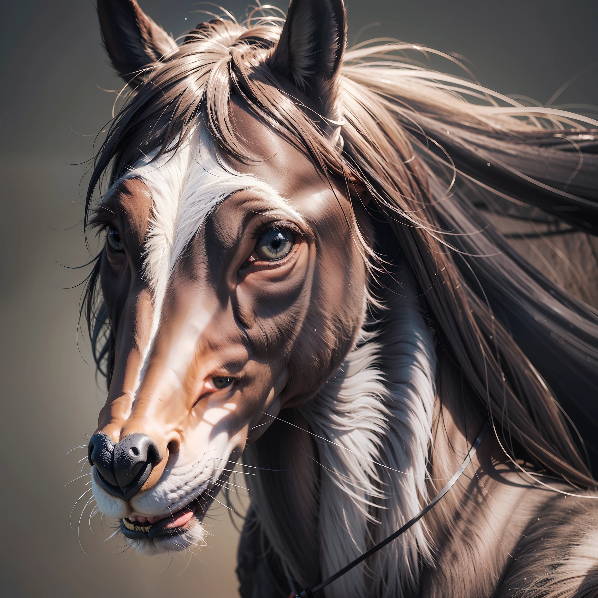 "Create the photorealistic image of a horse with perfect anatomy of completely black fur, using ((extreme quality)) and ((extreme details))." --auto --s2
