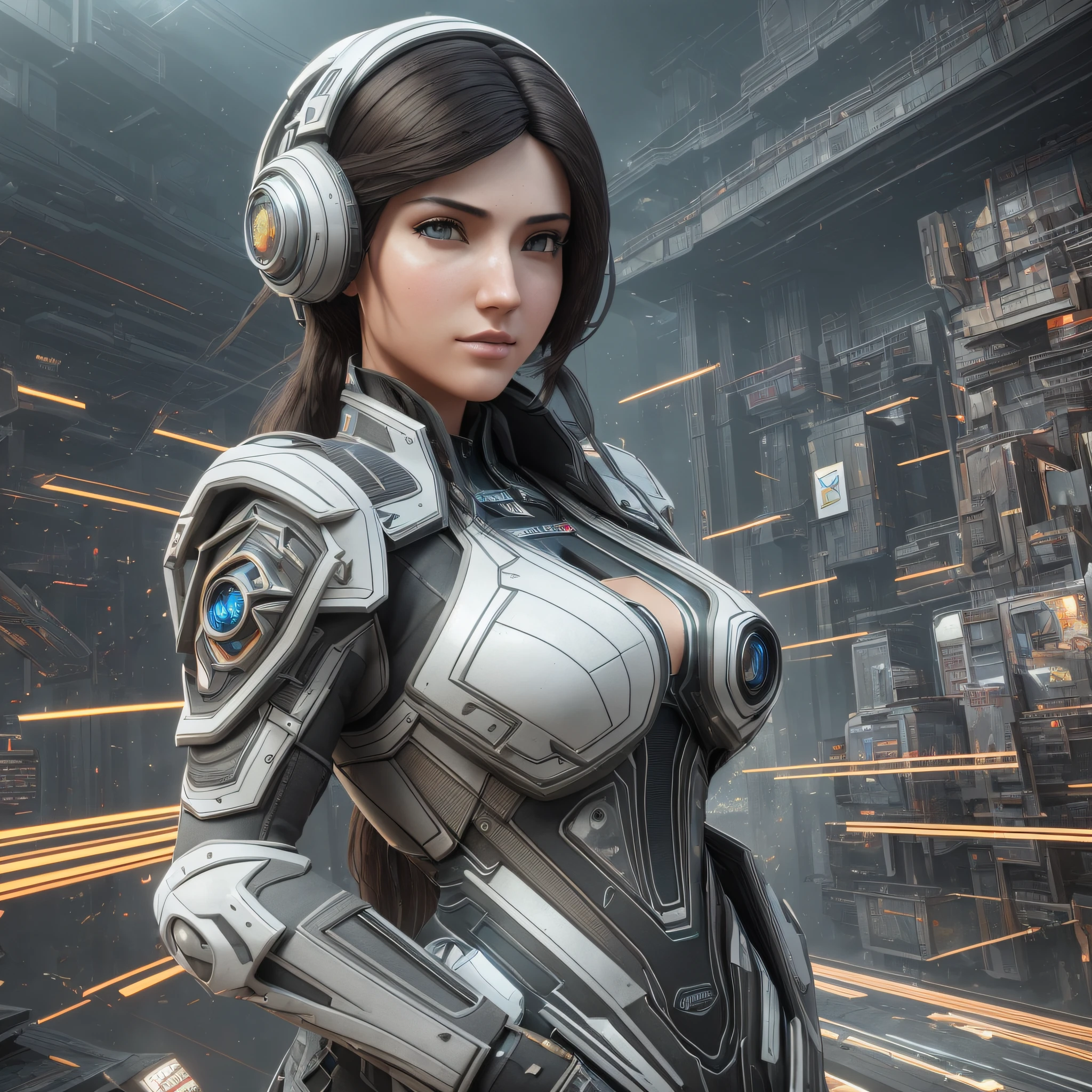 ((Best quality)), ((masterpiece)), (detailed:1.4), 3D, an image of a beautiful cyberpunk female with thick voluminous hair,light particles, pure energy chaos antitech,HDR (High Dynamic Range),Ray Tracing,NVIDIA RTX,Super-Resolution,Unreal 5,Subsurface scattering,PBR Texturing,Post-processing,Anisotropic Filtering,Depth-of-field,Maximum clarity and sharpness,Multi-layered textures,Albedo and Specular maps,Surface shading,Accurate simulation of light-material interaction,Perfect proportions,Octane Render,Two-tone lighting,Wide aperture,Low ISO,White balance,Rule of thirds,8K RAW --auto --s2