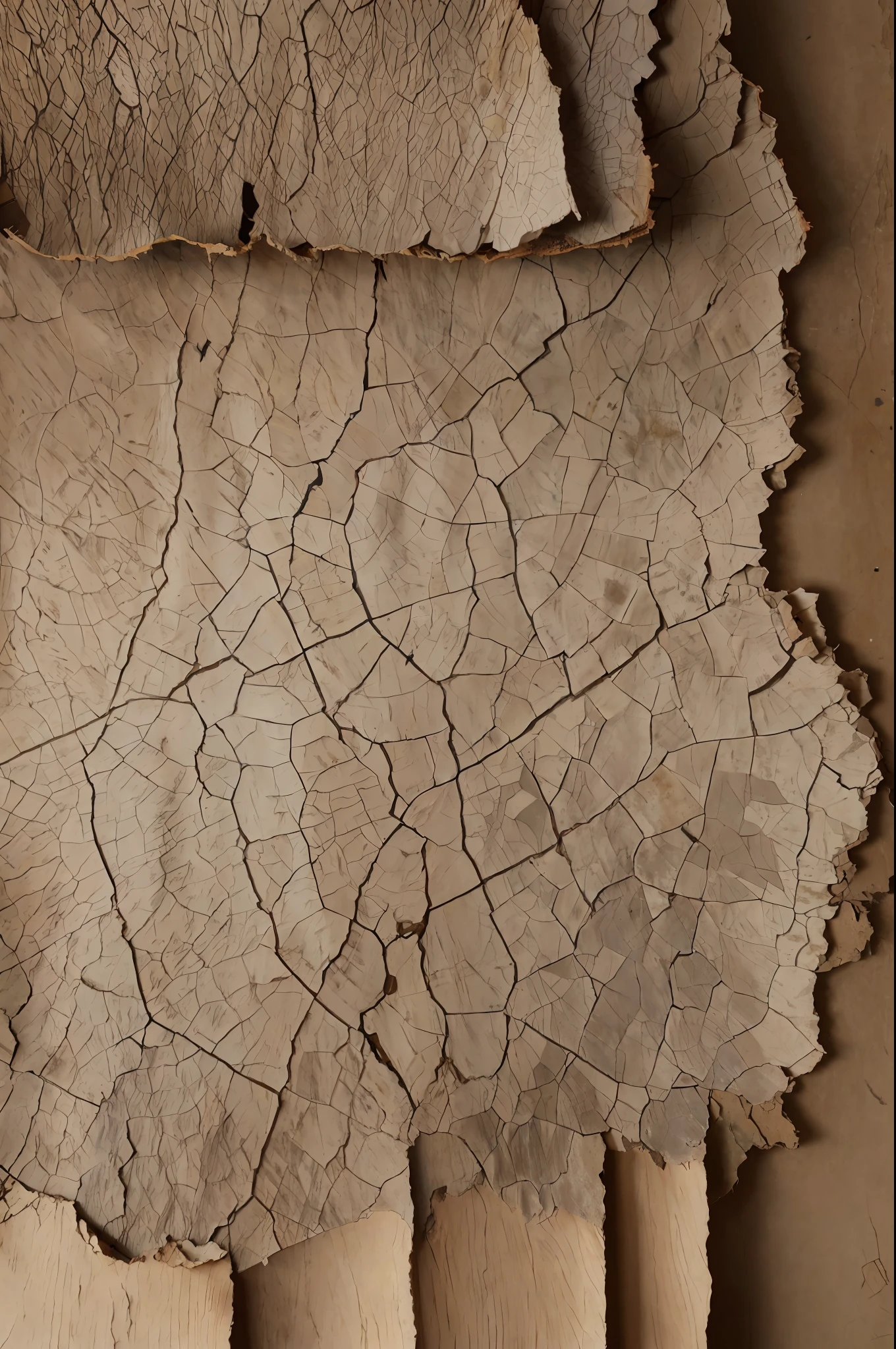 The texture of old frayed leather, the texture of parchment, cracks, scuffs, stains
