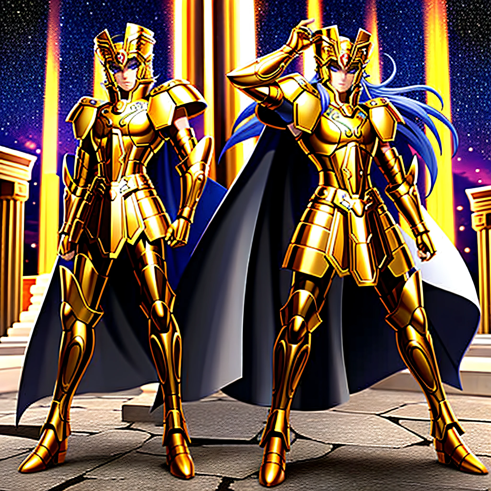 Gemini_Saga, gold armor, a boy, armor, dramatic sky, looking at the viewer, armor, mouth closed, upper body, serious, helmet, on the bridge of the Greek temple, full body. walking towards the viewer, boots, (Cinematic photo:1.3) from (Realistic:1.3),(Energetic:1.3) (Cinematic photo:1.3),(realistic photo:1.3), (masterpiece:1.3),Photoshop, best quality, ultra high res, (photorealistic:1.3) photorealistic, photo, masterpiece, realistic, realism, photorealism, high contrast, photorealistic, 8k HD, HD high definition detailed realistic, detailed, hyper detailed, realistic skin texture, armor, best quality, Ultra High Res, (Photorealistic: 1.4), High Resolution, Detailed, Raw Photo, Sharp Re, Nikon D850 Film Stock Photography 4 Kodak Portra 400 Camera F1.6 Lenses Rich Colors Realistic Texture Hyper Realistic Dramatic Lighting, Holographic Rendered, Highly Detailed, 1 Boy,Bright Skin, , (Skin Detail: 1.2), Realistic Skin Texture, Better Lighting, In the Middle of the Battlefield, Brightness, Night, Mecha Armor, Guweiz Style Art, Highly Detailed Real Hyper, Zodiac Scales, A Heavy Metal Magazine Cover, Grecia Background Themed City, ArtStation, DeviantArt Contest Winner, Themed Background, Gemini Mecha Robot on the Back, Perfect Heel, Perfect Hands, Perfect Arms, Short Hair, Wearing a Helmet, Perfect Helmet, Looking Right at the Viewer, walking towards the viewermasterpiece, best quality, ultra high res, realistic skin texture, armor, (photorealistic: 1.4), high resolution, raw photo, 1 boy, shiny skin, (skin detail: 1.2), realistic skin texture, better lighting, brightness, dramatic lighting, dynamic pose, (Greek temple background: 1.2), (night sky: 1.1), cosmos, milky way, golden armor, (helmet: 1.2), tanned skin, blue hair, (gold breastplate: 1.4), (helmet), shirt, serious face, galaxy, 8k, real