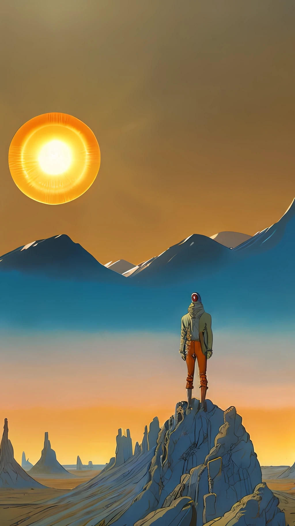 Huge sun