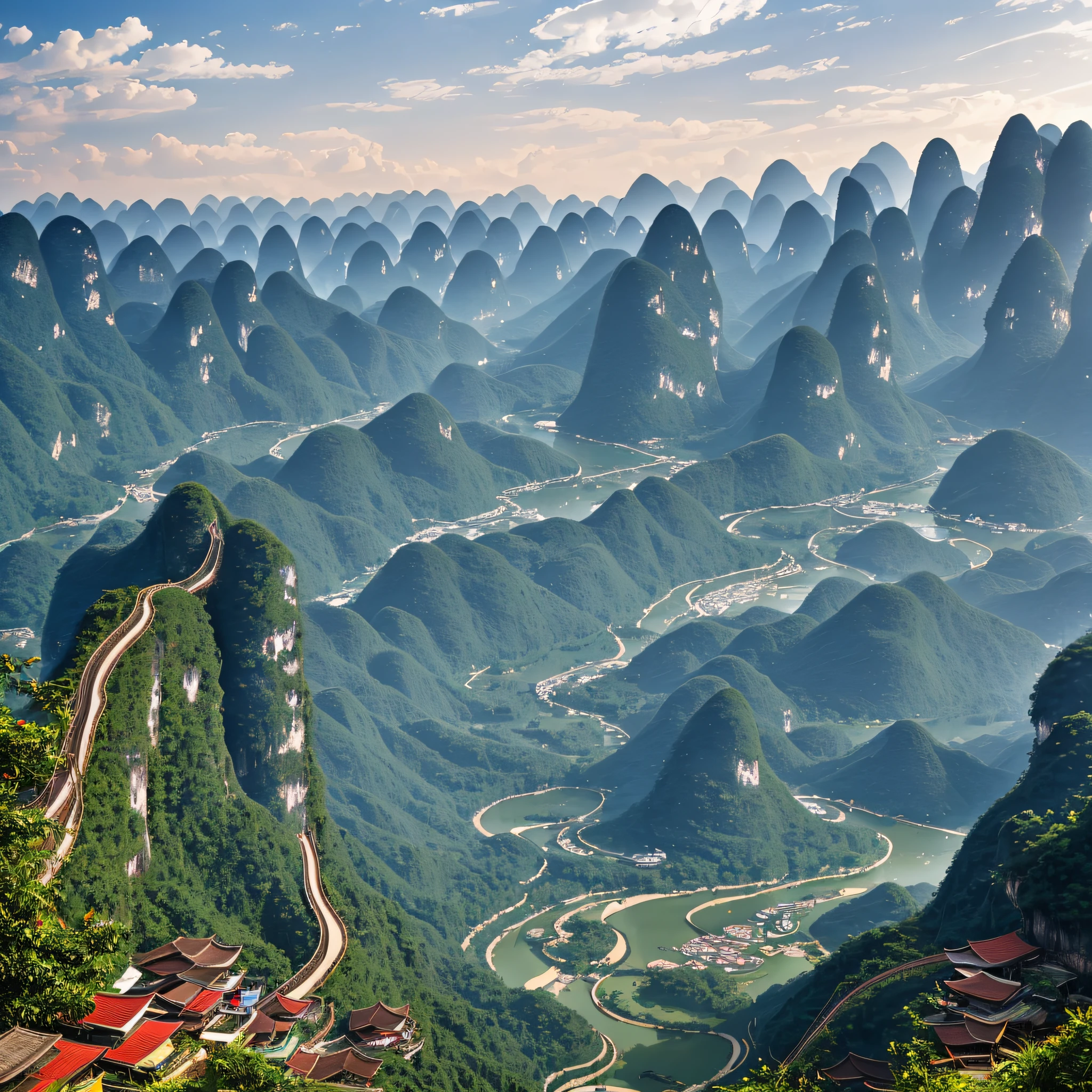The most beautiful mountains in Guangxi --auto --s2