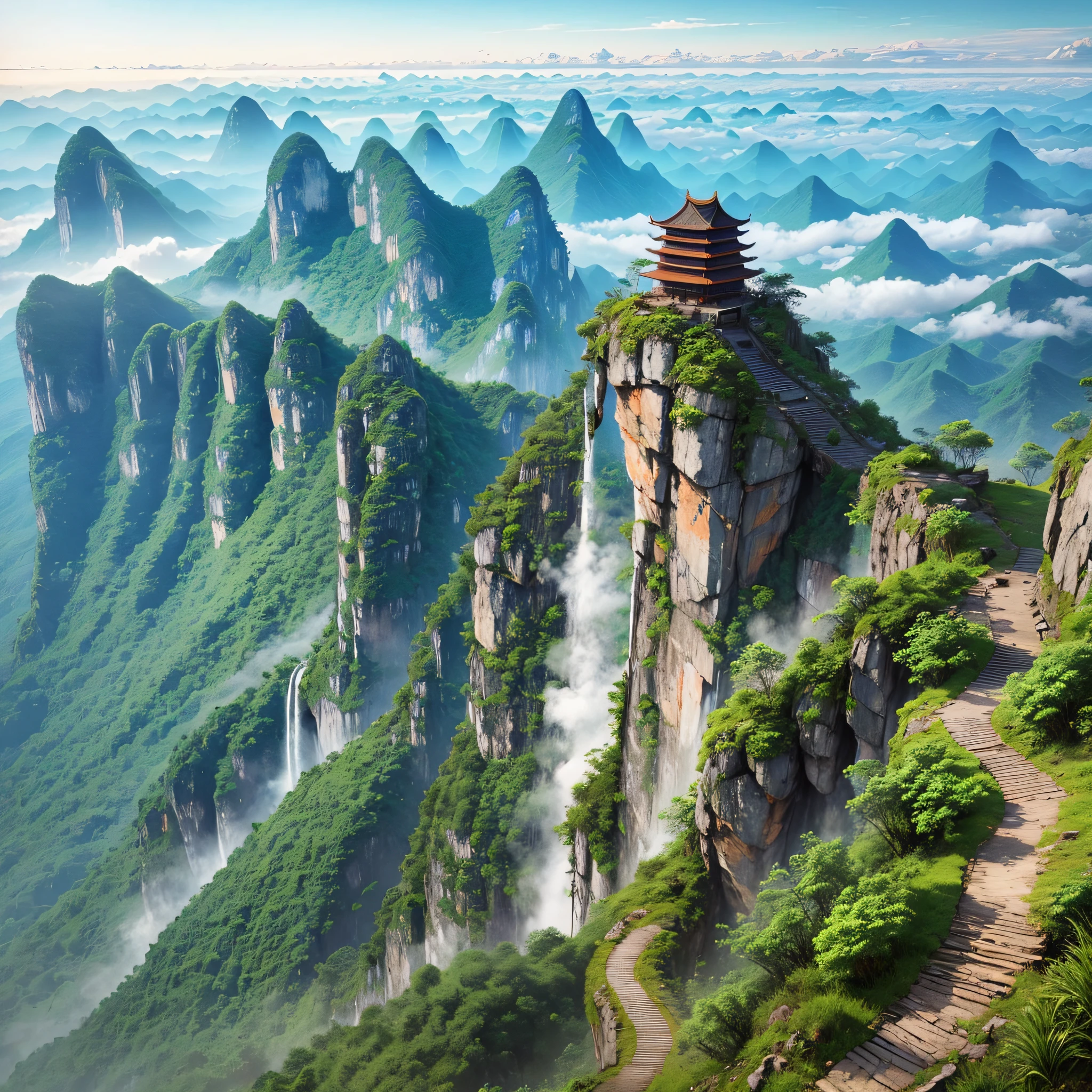 The highest mountain in Guangxi --auto --s2