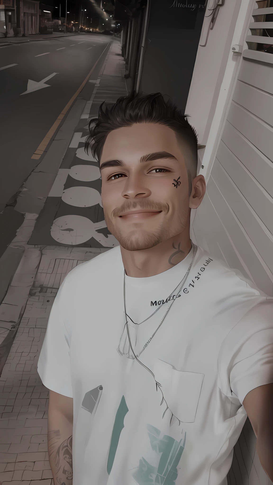 Marauder smile, tattoo on the arm