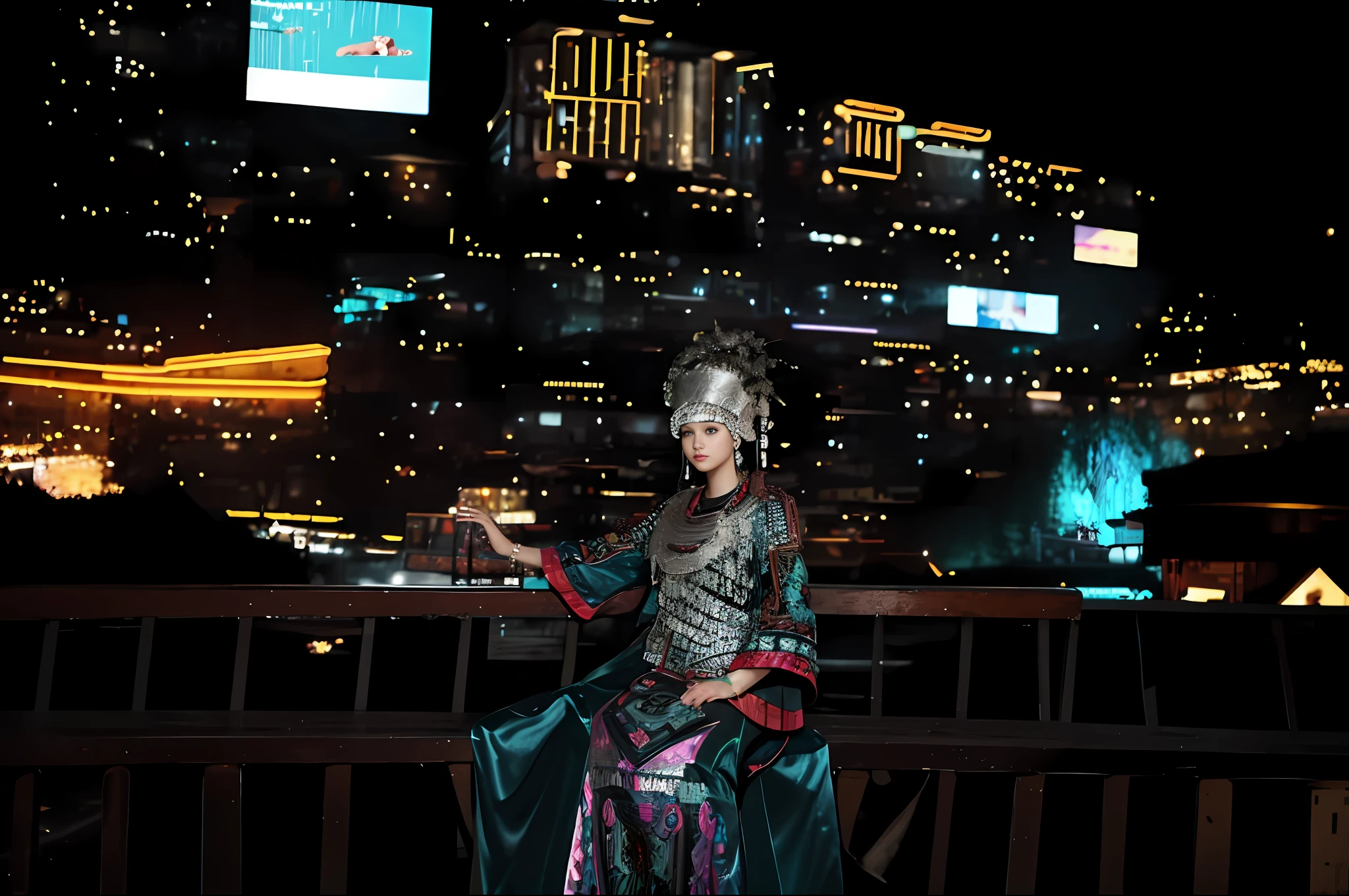 masterpiece,(extremely detailed:1.2), detailed illustration, (futuristic:1.1), (cyberpunk:1.1),
BREAK
girl, sitting on computer, looking at screen, many screen, (see through screens:1.2), extremely detailed,cyberpunk clothing
BREAK
dark room with lot of , Luminescence lights