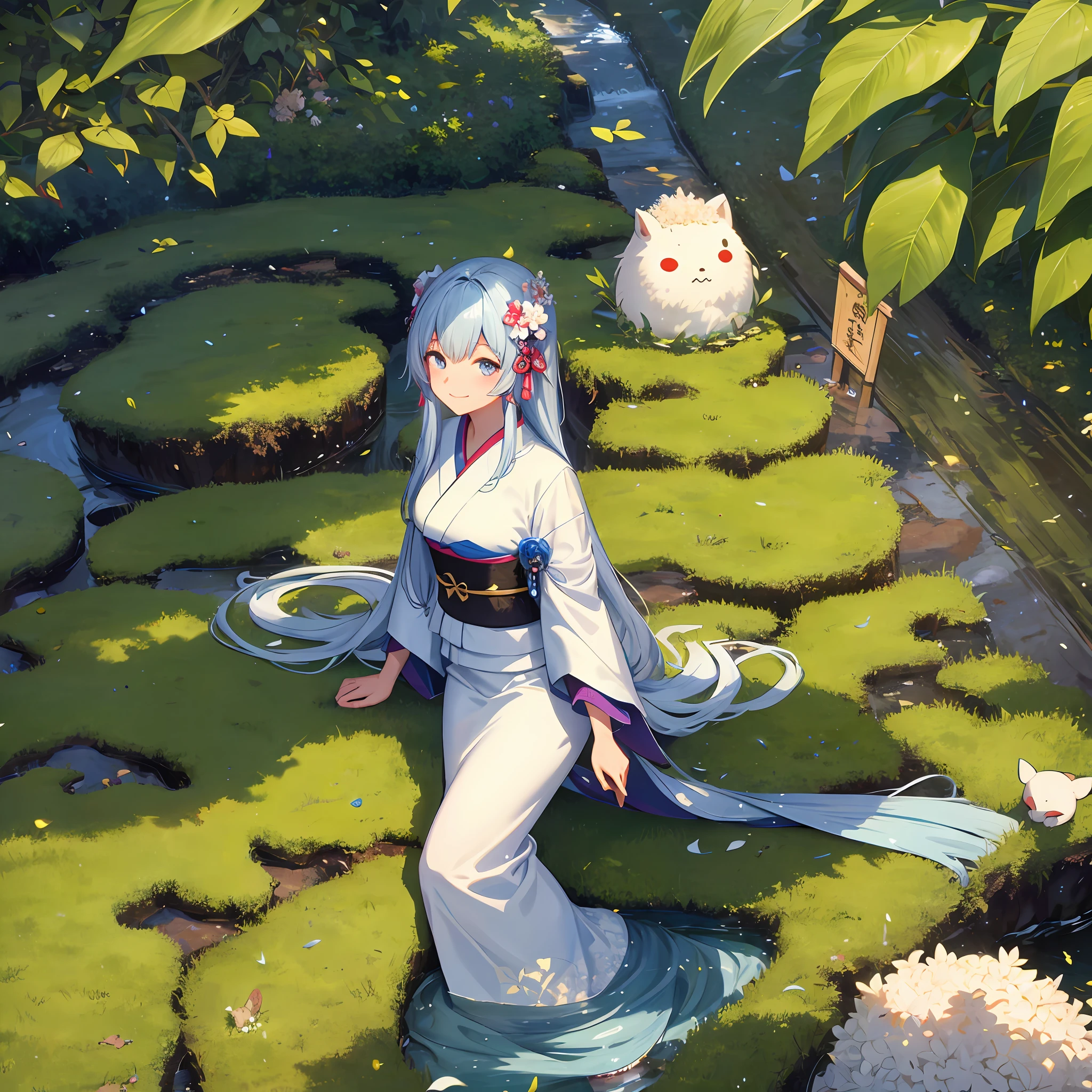 absurdres, highres, ultra detailed,
Toyotama-hime is a goddess in Japanese mythology who governs the abundant harvest of rice plants.
BREAK
She is often depicted as a woman in a beautiful kimono with a gentle smile.
BREAK
Around her are many rice plants with an abundant harvest, overflowing with life force.
BREAK
She works daily to bring an abundant harvest to people