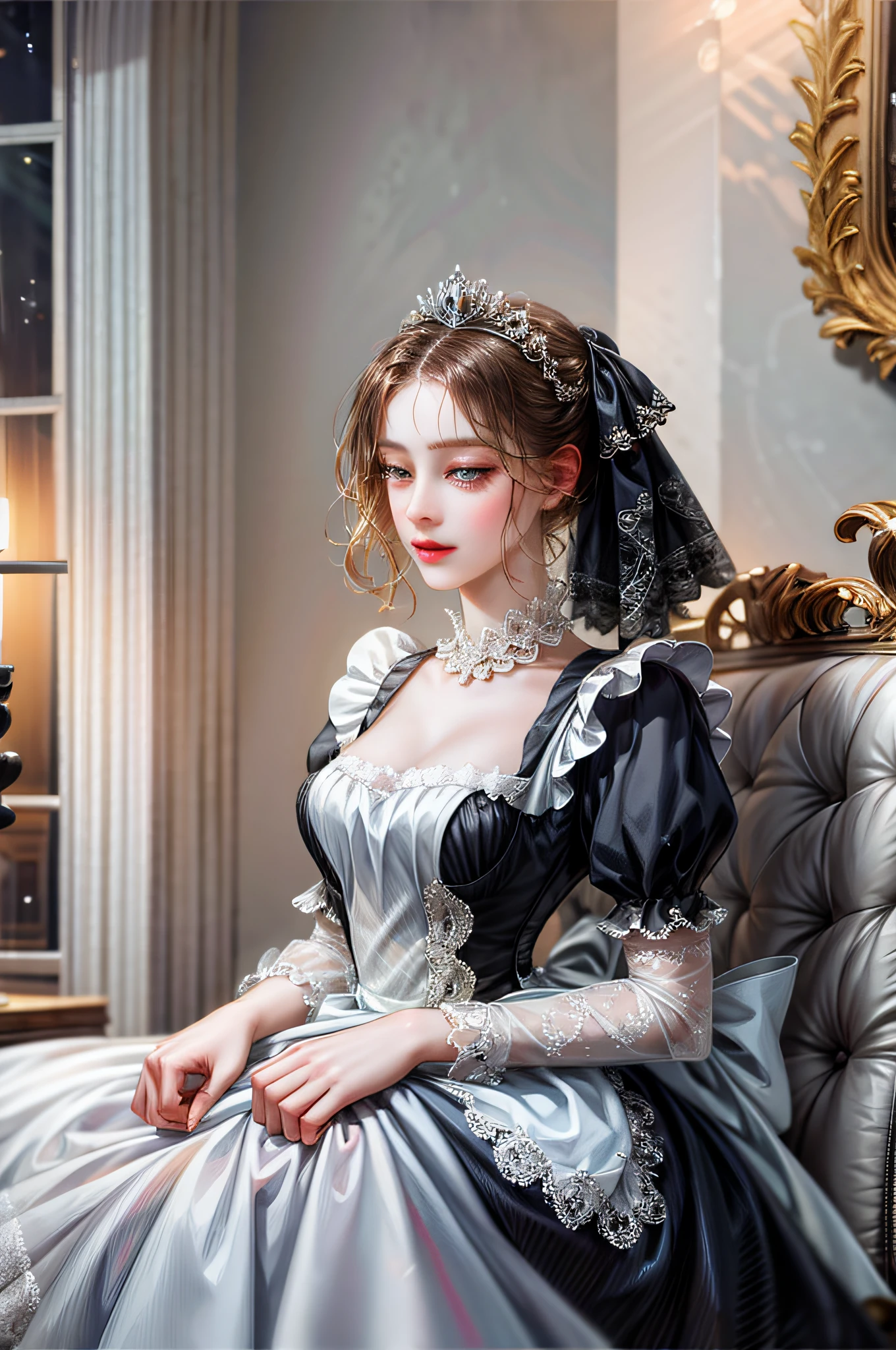 Maid in love with a young lady of the nobility