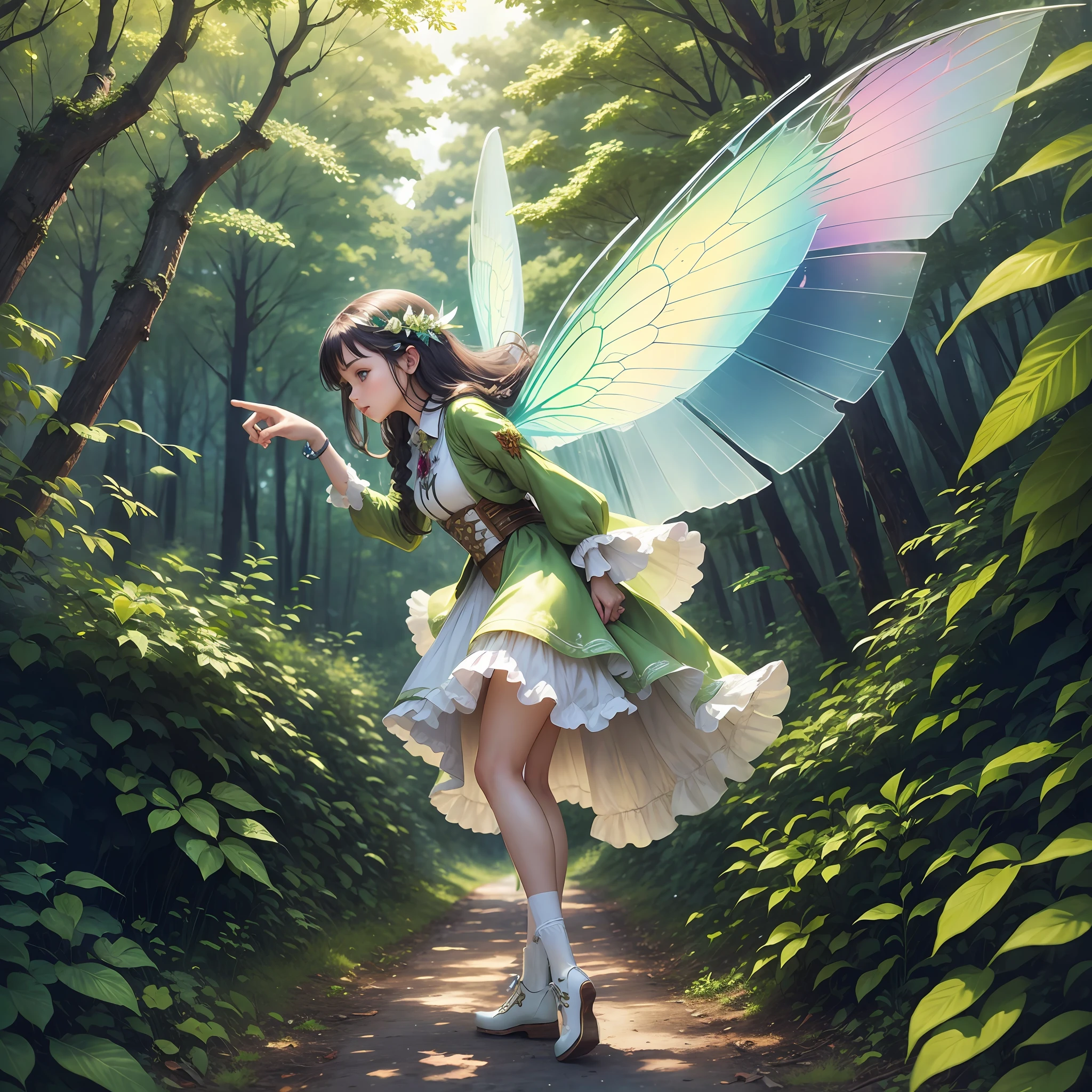 1 translucent winged elf