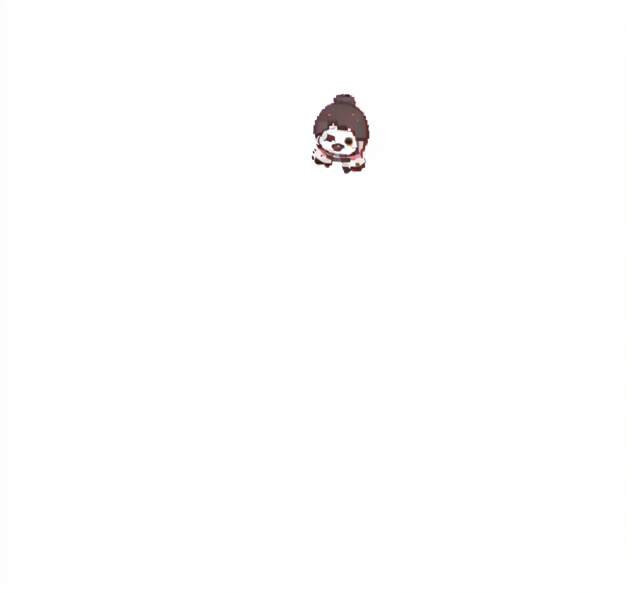 there is a small panda bear that is flying in the dark, yume nikki, female protagonist 👀 :8, complete darkness background, plain background, /r/pixelart, 2 d sprite, visual novel sprite, female protagonist, very dark background, minimalistic background, empty background, minimalist wallpaper, view(full body + zoomed out), anime background