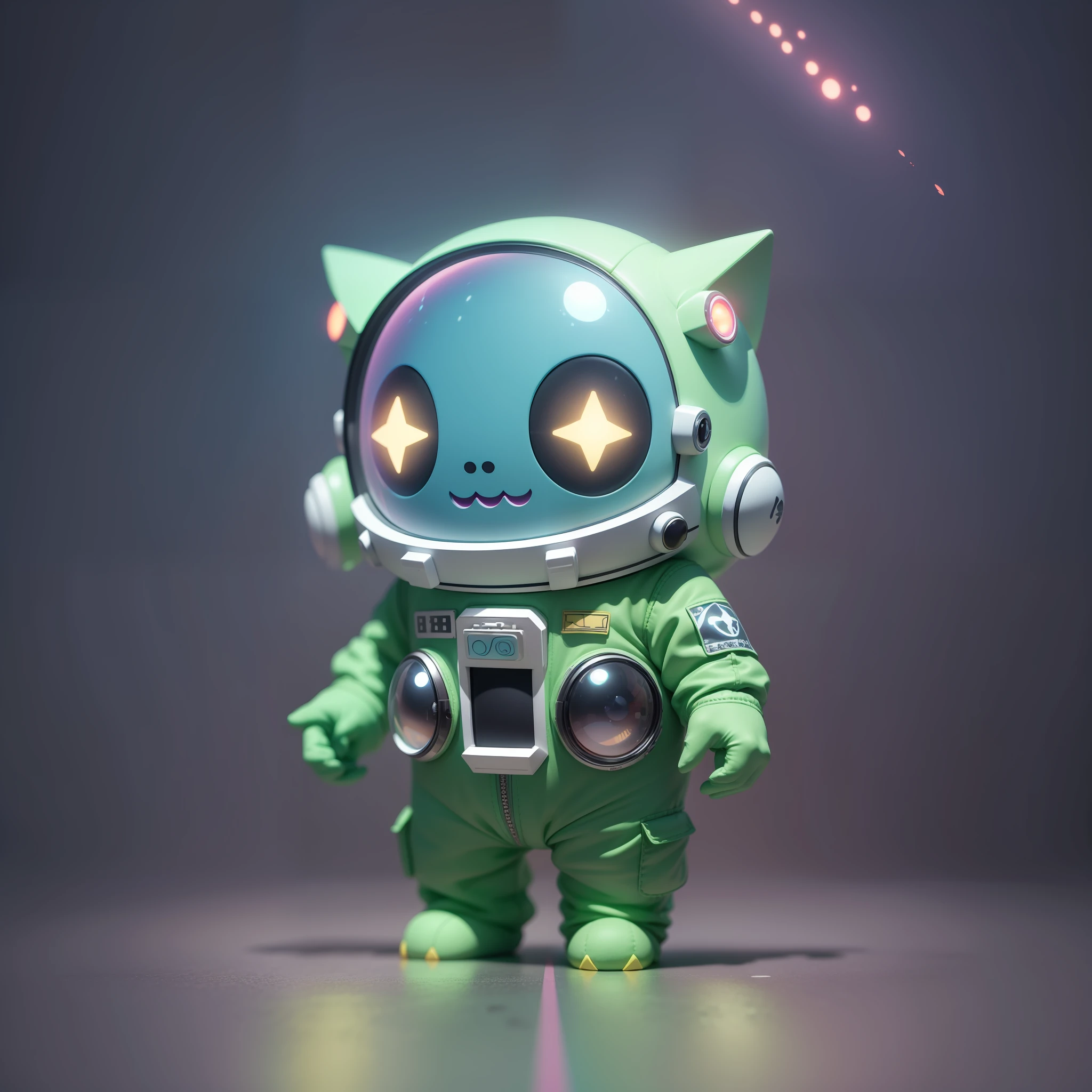 Super Cute SCP Foundation Little Monster Full Body 3D Drawing, 1 Cute and Happy, C4D, Pop Matt Blind Box, Glow Bubble, Toy, Solid Color Background, Chibi, Fluorescent Translucency, Glow Body, Kawaii, Little Monster, (((Spacesuit))), Reference Sheet, POP Mart Blind Box, Pixar, Intricate Details, 3D Rendering, Blender, OC Renderer, Foll Body Reference Sheet, Dribble, High details, 8k, studio lighting, loli, petite, child, chibi, standard definition characters: 1.1, magic space warehouse background