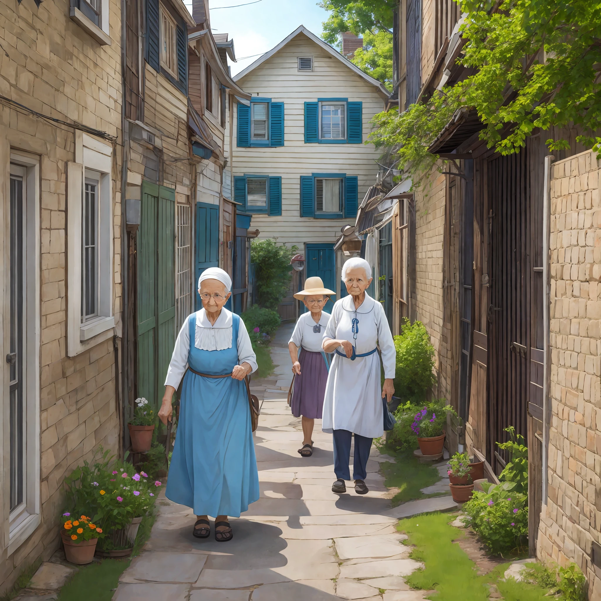 There was an old lady named Mary who was known to all the residents of the neighborhood as the "bald of the braided lines." --auto --s2