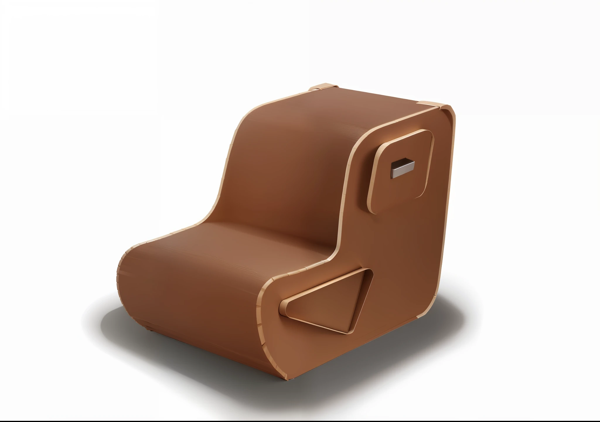Corrugated paper chair with drawers --auto --s2