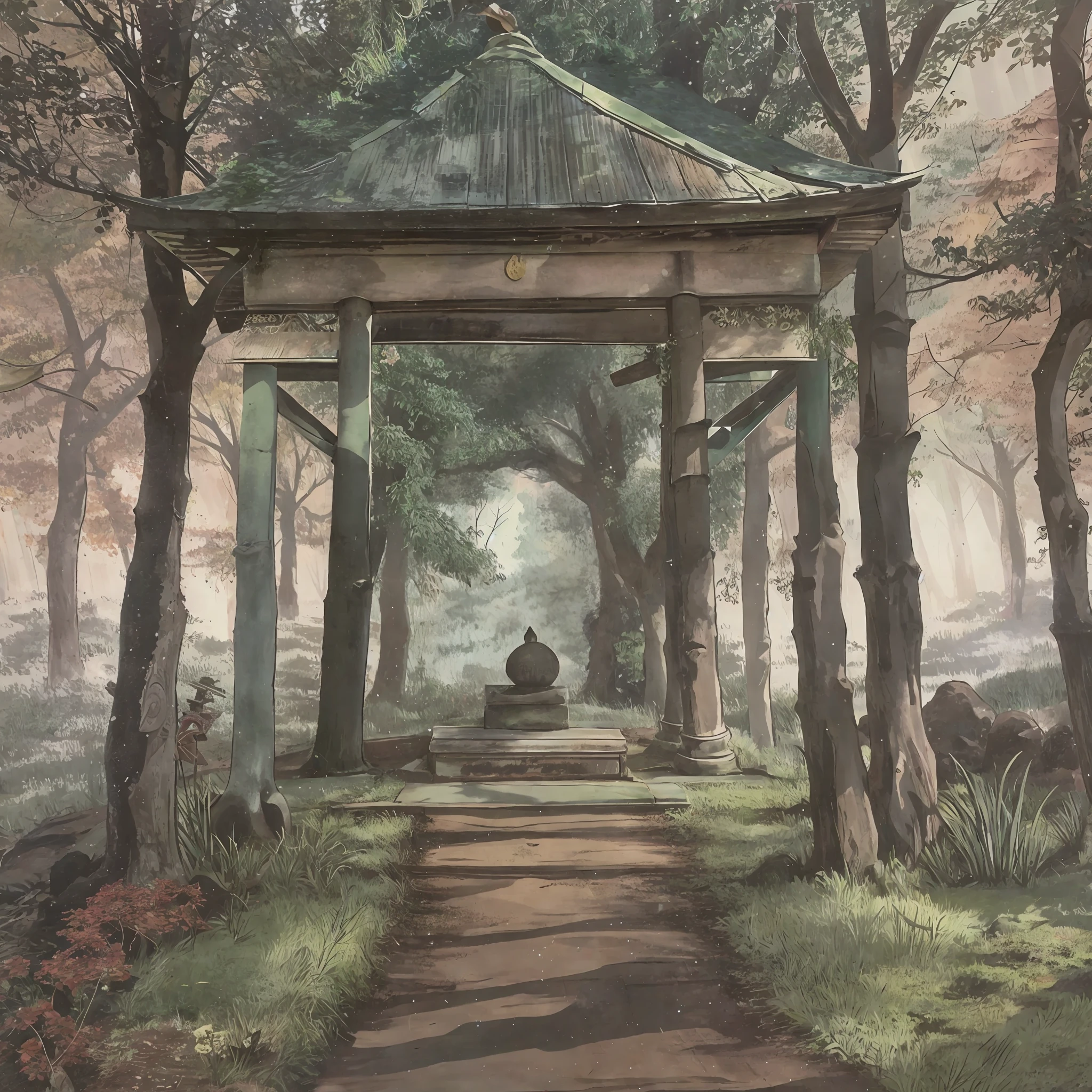 Shrine in the forest