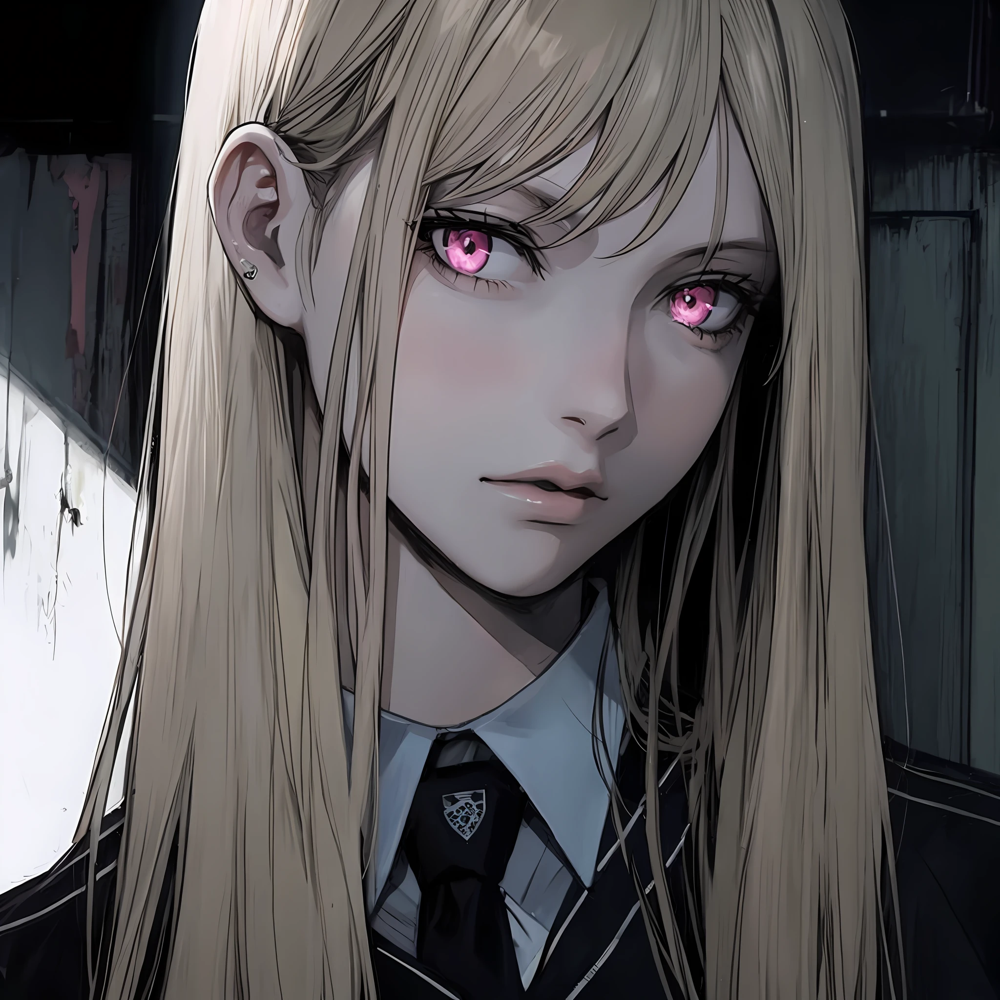 (anime) (pink eyes) (artwork)