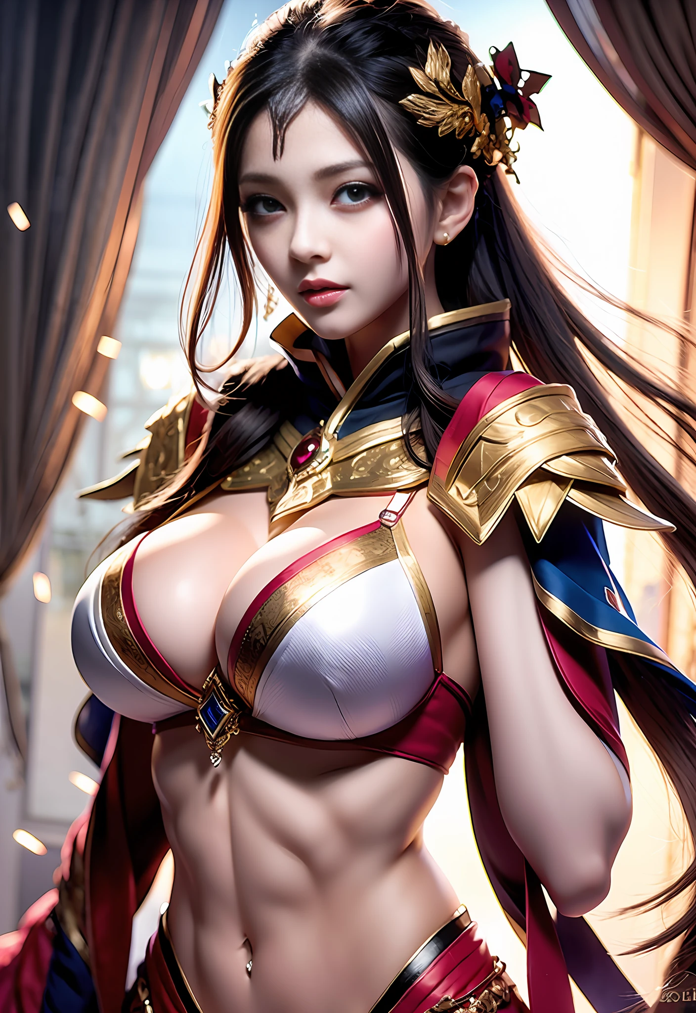 beautiful bare skin、beautiful breasts、beautiful nipples、perfect anatomy、Keep your breasts small、Please turn your chest upwards、Reproduces realistic skin texture in every detail、Don'don't add hair
