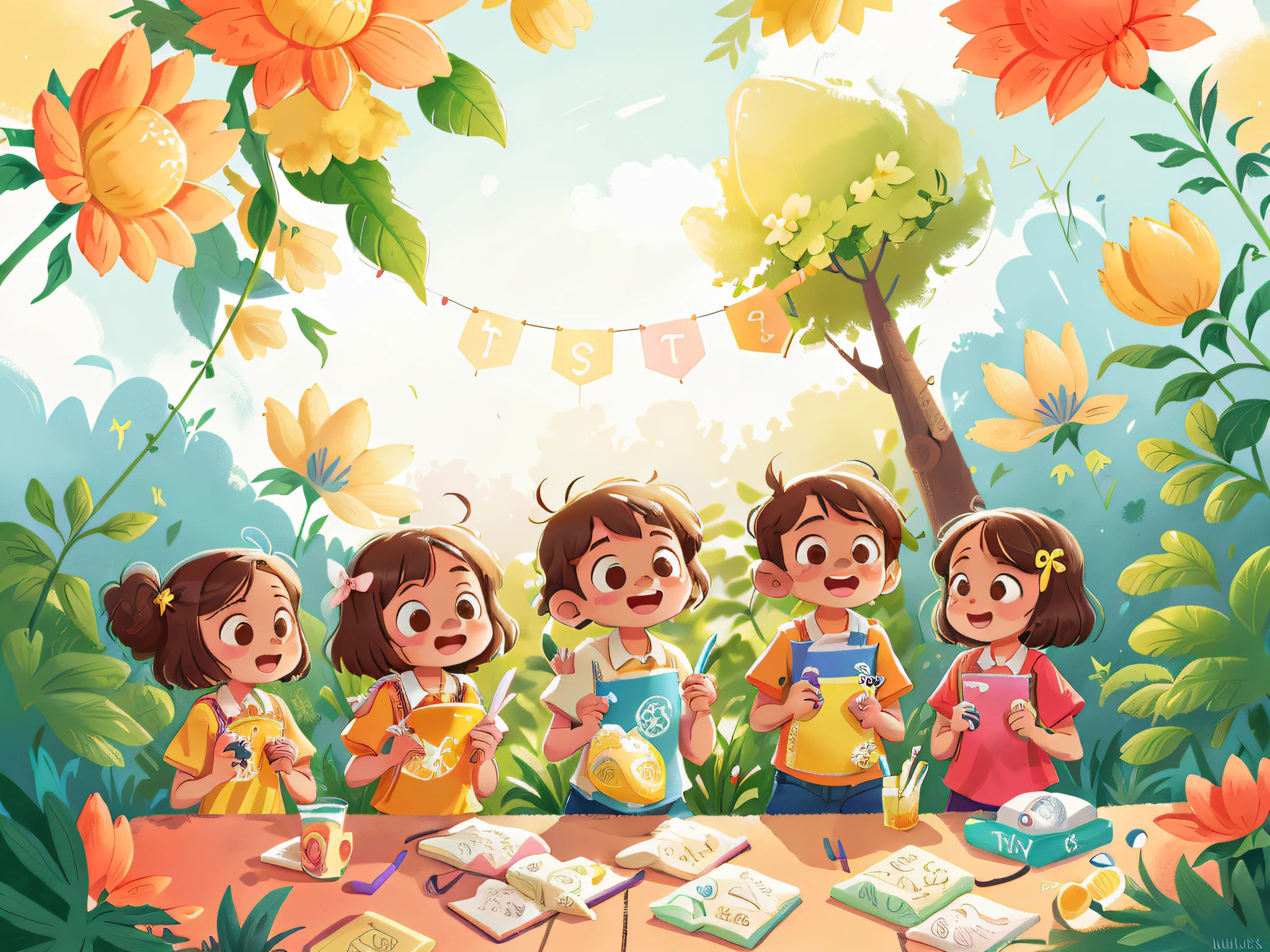 One summer afternoon, the "Pillipillias" organized a lemonade sale to help a charity. They prepared the lemonade, made posters and greeted people with smiles. The girls understood that sharing and helping those in need was an act of compassion.