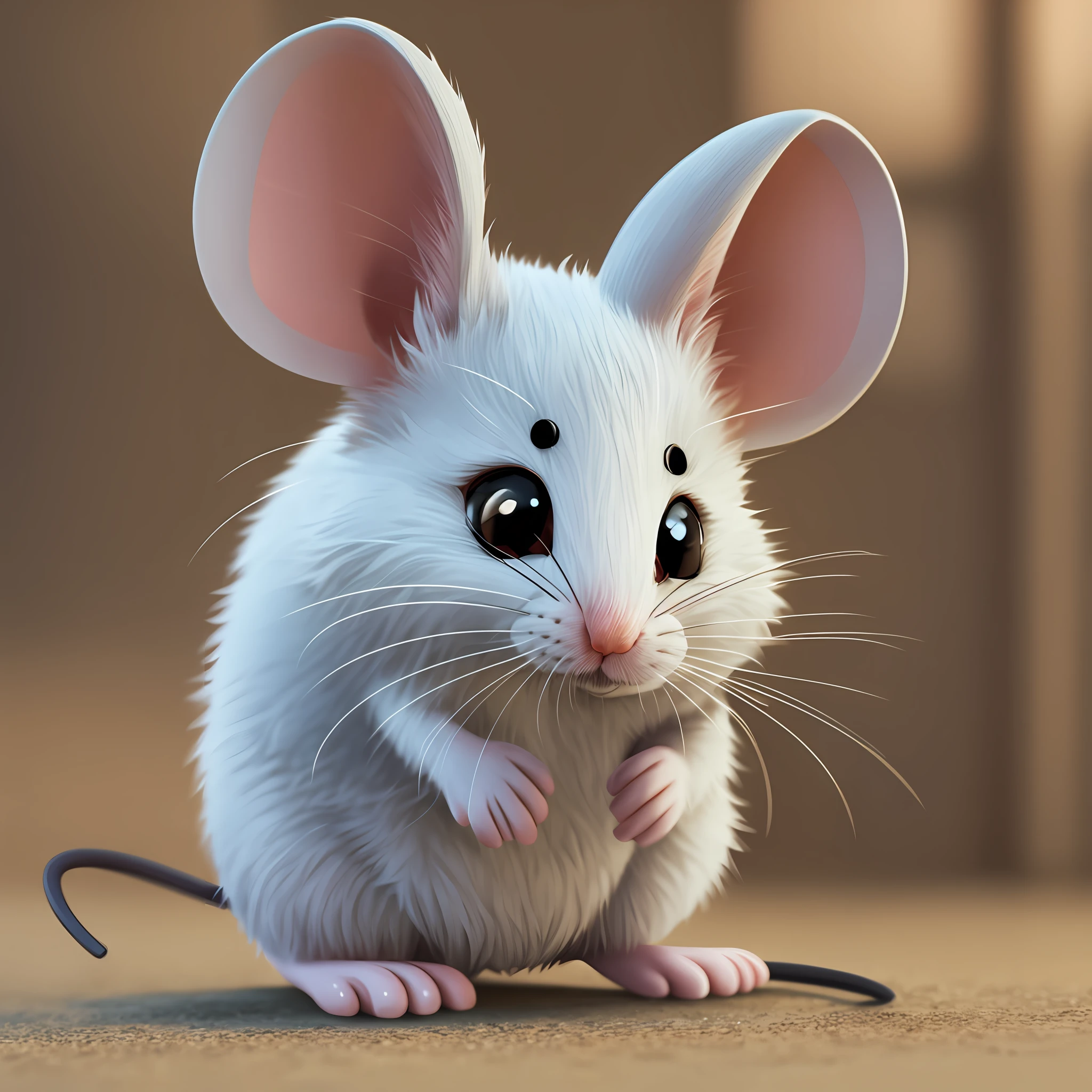 mouse, cartoon style, brain character, 3D, highly detailed. --auto --s2