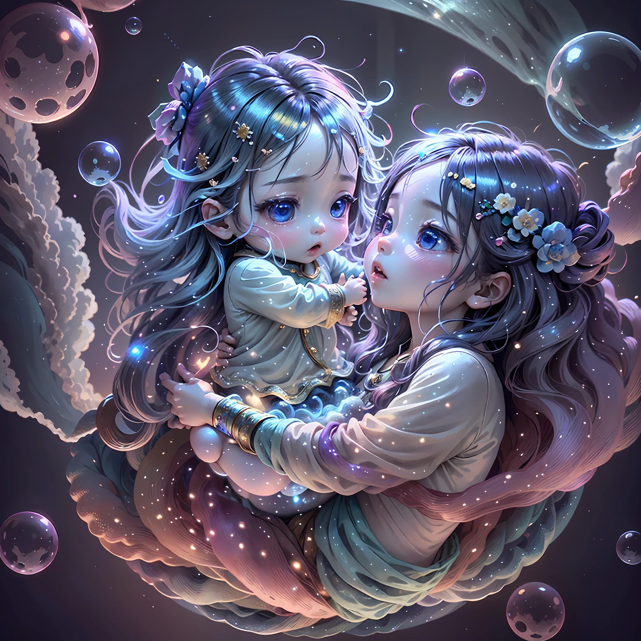 In the heavens that stretch to the ends of the sky above the sky,、Beautiful soap bubbles are shining and floating。In that soap bubble、Countless souls dwell。
The babies in the soap bubbles、It is a pure soul before it still has a physical body.。They are in heaven々You will grow by accumulating learning and experience.。AND、When the fateful moment comes、Descending to the earth、It goes into the mother's womb.。
In the mother's womb、The babyoul is Xu々Connected to the body、Shape yourself as a human being。There they felt the love and warmth of a mother.、Continue to grow。
soon、through a period of growth in the womb,、Babies are born、You will be born as a new person on earth。While they build bonds with family and society、It's growing.。
This process is called、It's a journey of the soul.。Babies descending from soap bubbles to the ground、You are born with connections and learnings from previous lives.。Throughout their life on earth,、Through various experiences and growth、We pursue the maturity of the soul.。 --auto --s2