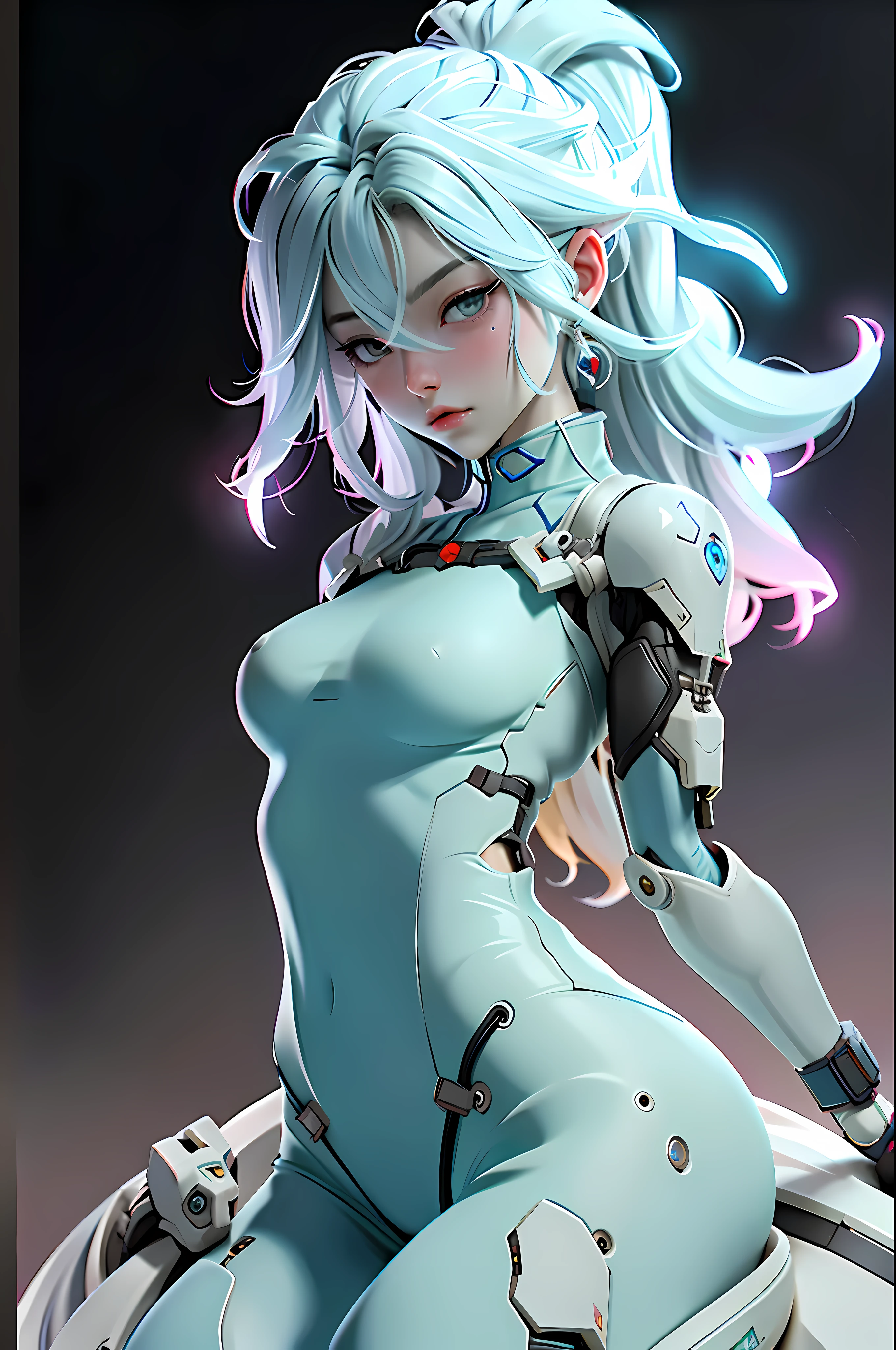 complex 3d render ultra detailed of a beautiful porcelain profile woman android face, cyborg, robotic parts, 150 mm, beautiful studio soft light, rim light, vibrant details, luxurious cyberpunk, lace, ((glowing blue eyes:1.5)), hyperrealistic, anatomical, facial muscles, ((gigantic breasts)), cable electric wires, microchip, elegant, beautiful background, lusty expression, squatting dhieing her female genitalia, spreading labia with two fingers,moist glistening juices dripping octane render, H. R. Giger style, 8k, best quality, masterpiece, illustration, an extremely delicate and beautiful, extremely detailed ,CG ,unity ,wallpaper, (realistic, photo-realistic:1.37),Amazing, finely detail, masterpiece,best quality,official art, extremely detailed CG unity 8k wallpaper, absurdres, incredibly absurdres, robot, silver halmet, full body