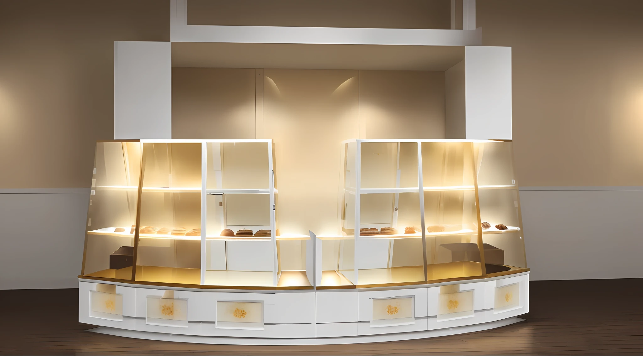 (In front of the pastry shop:1.2), (best quality:1.1), (ultra-detailed:1.1), (more vivid:1.1), (White display case), (Fresh breath), (rich in details), (high resolution:1.05)