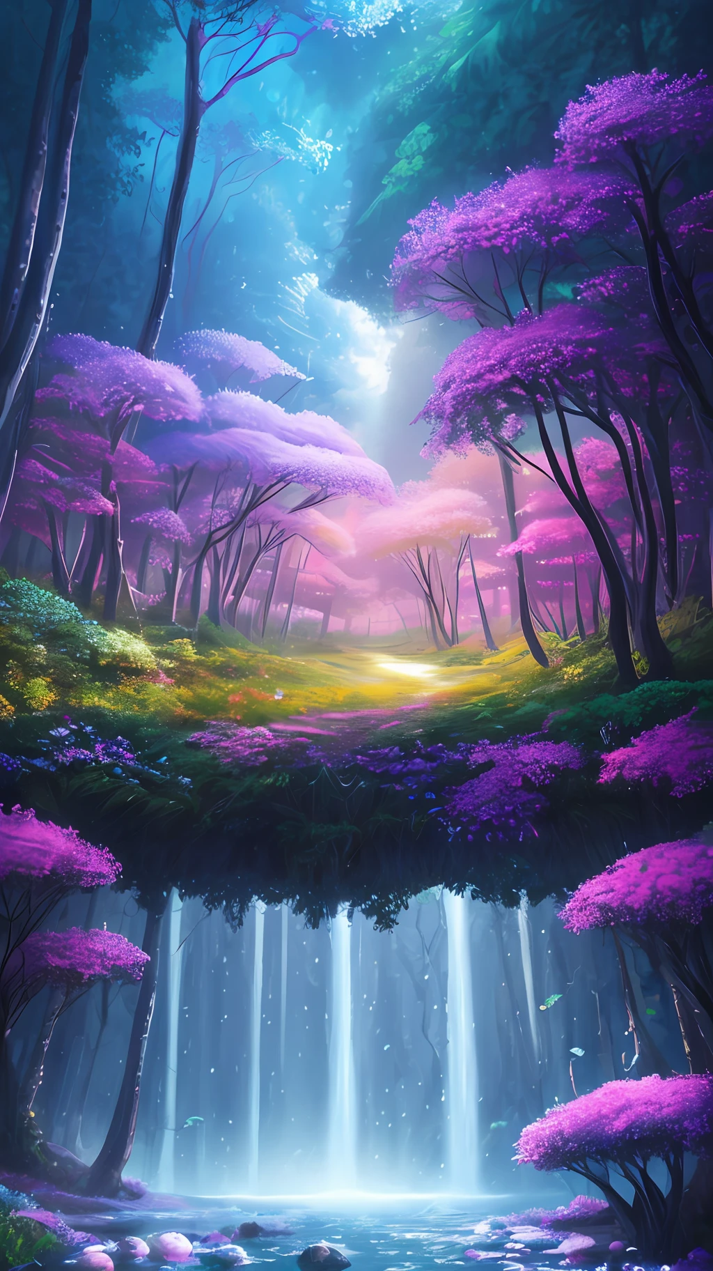 masterpiece, best quality, high quality,extremely detailed CG unity 8k wallpaper, An enchanting and dreamy scene of a fantasy forest, with towering trees, glowing mushrooms, and hidden fairy glens, creating a sense of mystique and enchantment, artstation, digital illustration, intricate, trending, pastel colors, oil paiting, award winning photography, Bokeh, Depth of Field, HDR, bloom, Chromatic Aberration ,Photorealistic,extremely detailed, trending on artstation, trending on CGsociety, Intricate, High Detail, dramatic, art by midjourney