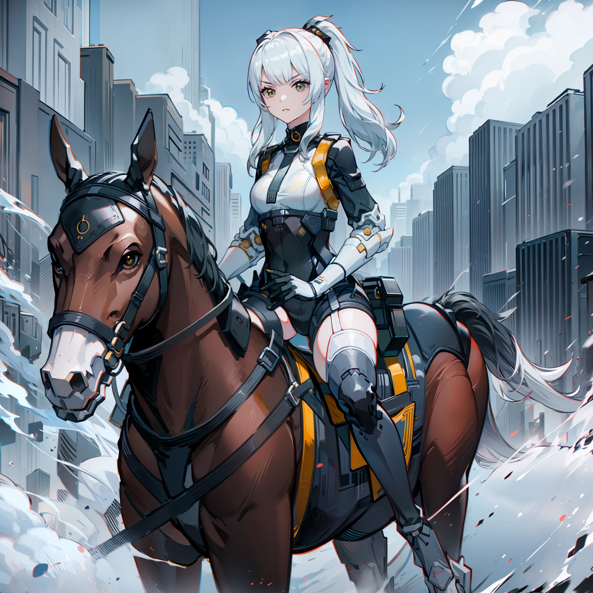 Girl on horseback
