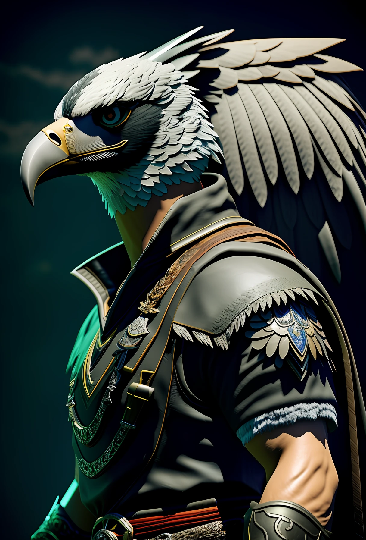 Ultra-realistic Saladin's Eagle