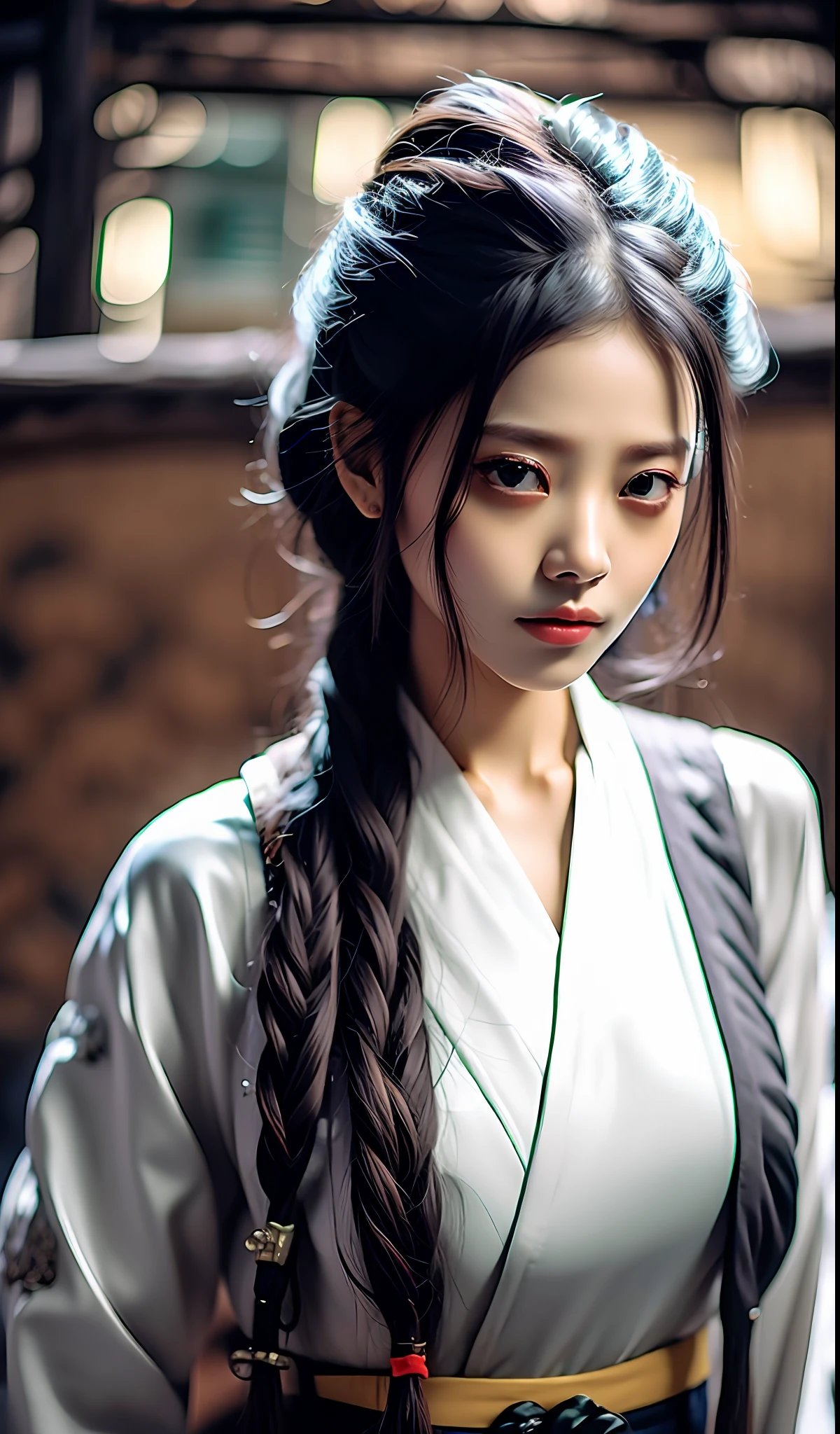 best quality, masterpiece, highres, wuxia 1girl, china dress, super Beautiful face, super beautiful eye, super beautiful hair