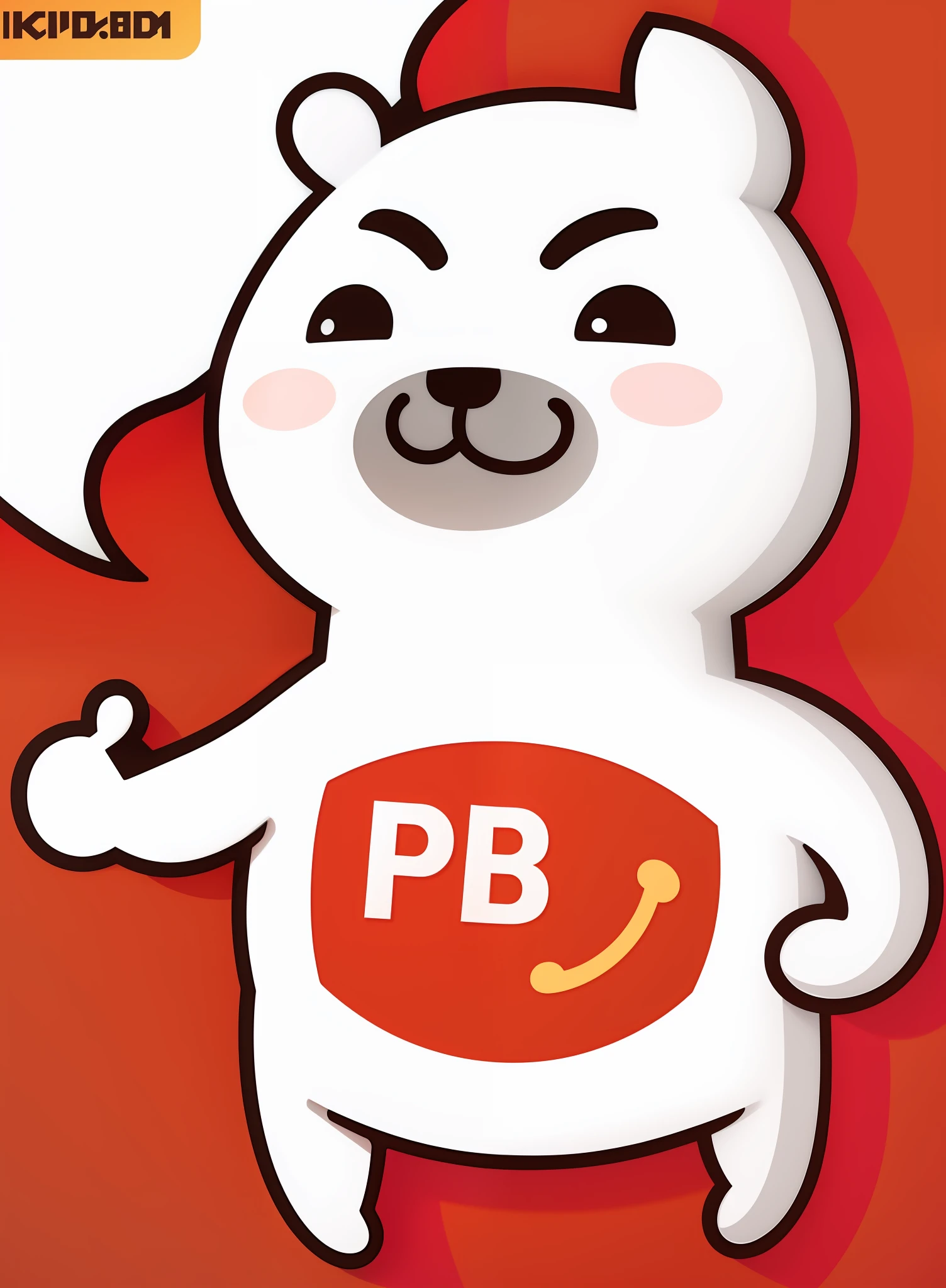 Cute hyper-realistic little white bear,Chibi,Lovely and fluffy,Logo design,cartoons,cinematic lighting effect,captivating,3D vector art,cute and quirky,fantasy art,Background bokeh,Hand drawn,digtial painting,soft lighting,isometric style,4K resolution,realistic render,Highly detailed and clean,vector image,photorealistic masterpiece,professional photography,simple space backdrop,flat white background,isometric,vibrant vector