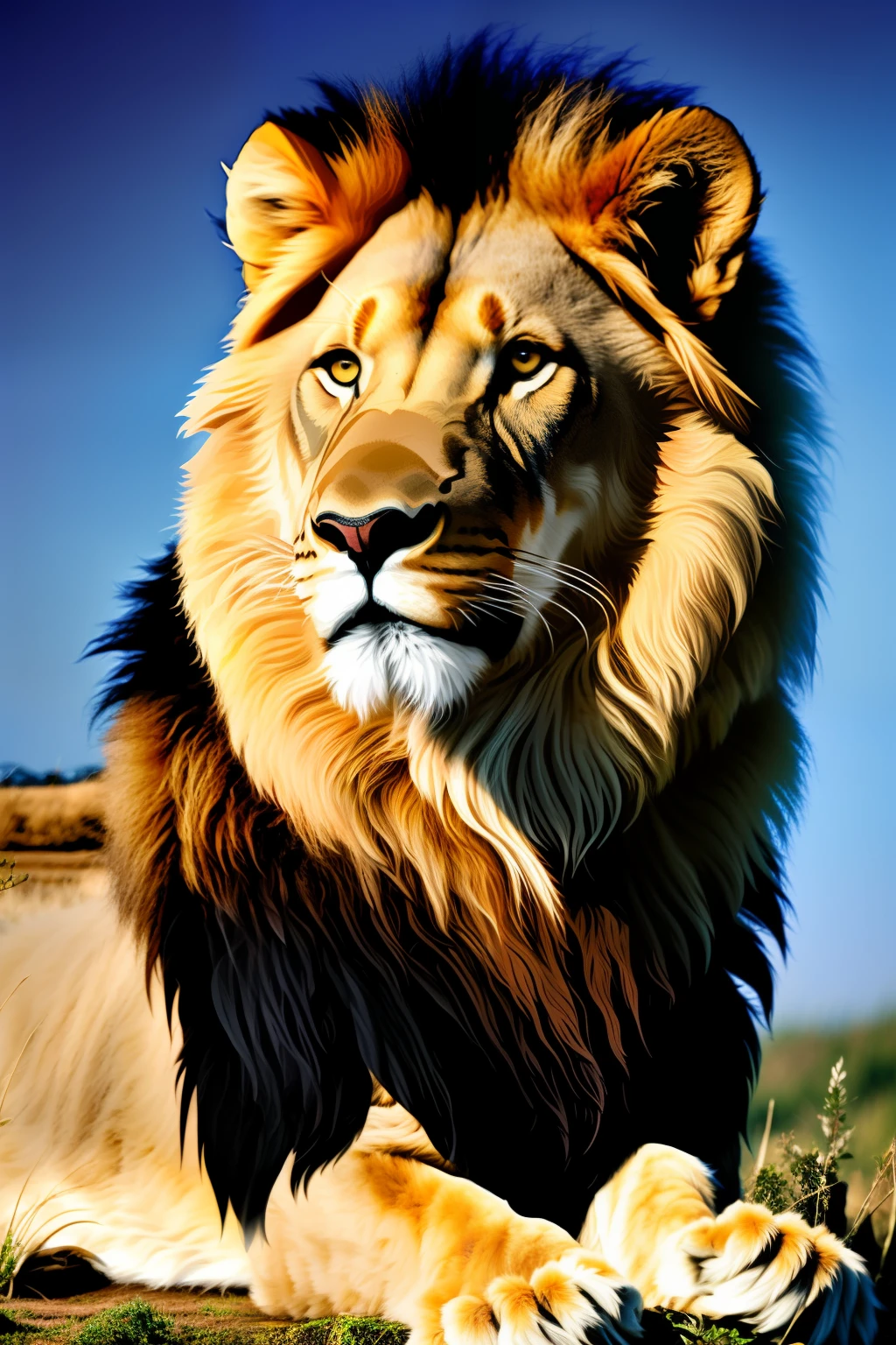 Lion wolf