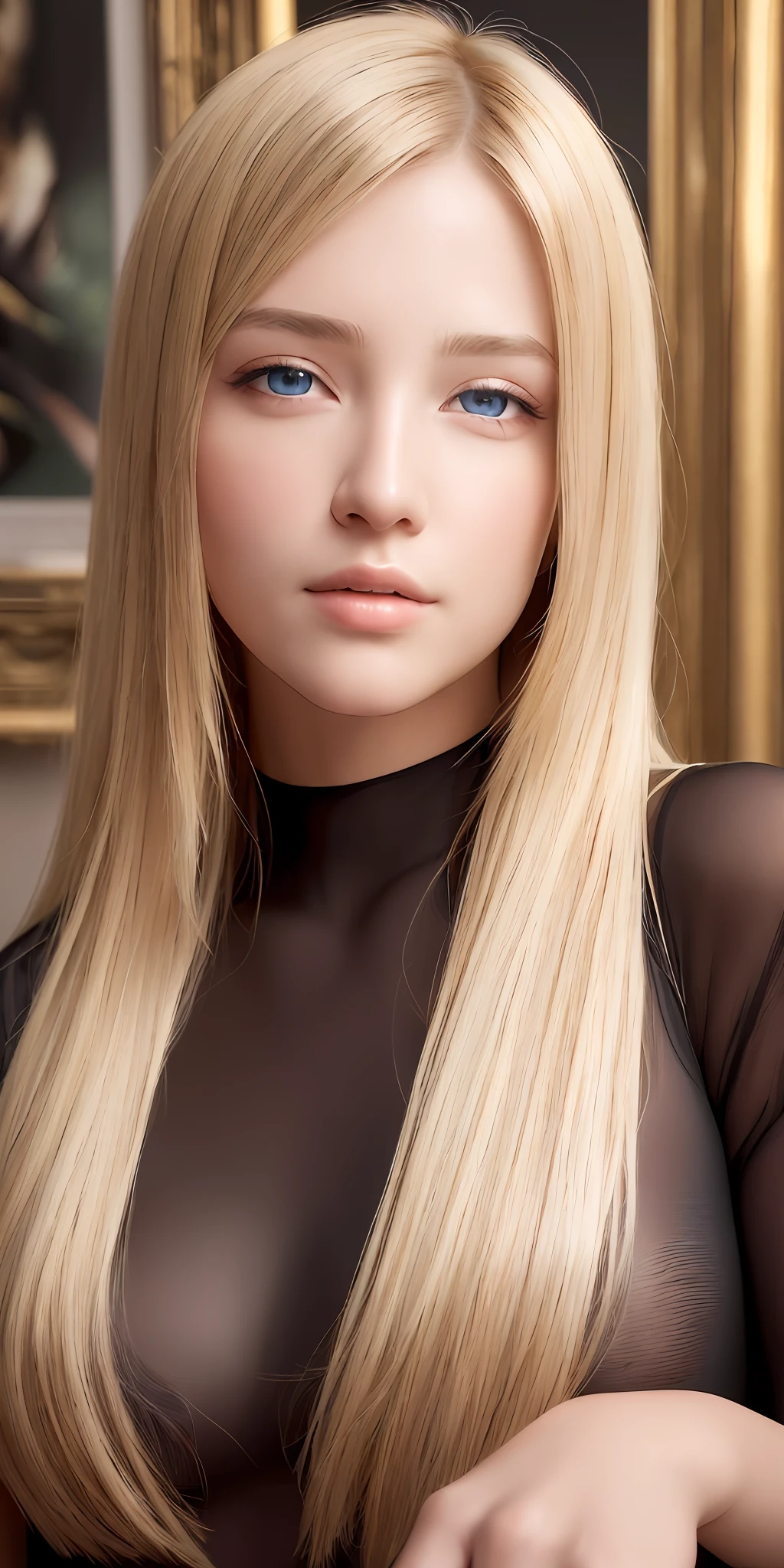 (Photorealistic:1.4), (Masterpiece, Sidelight, Exquisite Beautiful Eyes: 1.2), Masterpiece*Portrait, Realistic, 3D Face, Glistening Eyes, Glossy Hair, Glossy Skin, Solo, Embarrassing, (Abdomen),