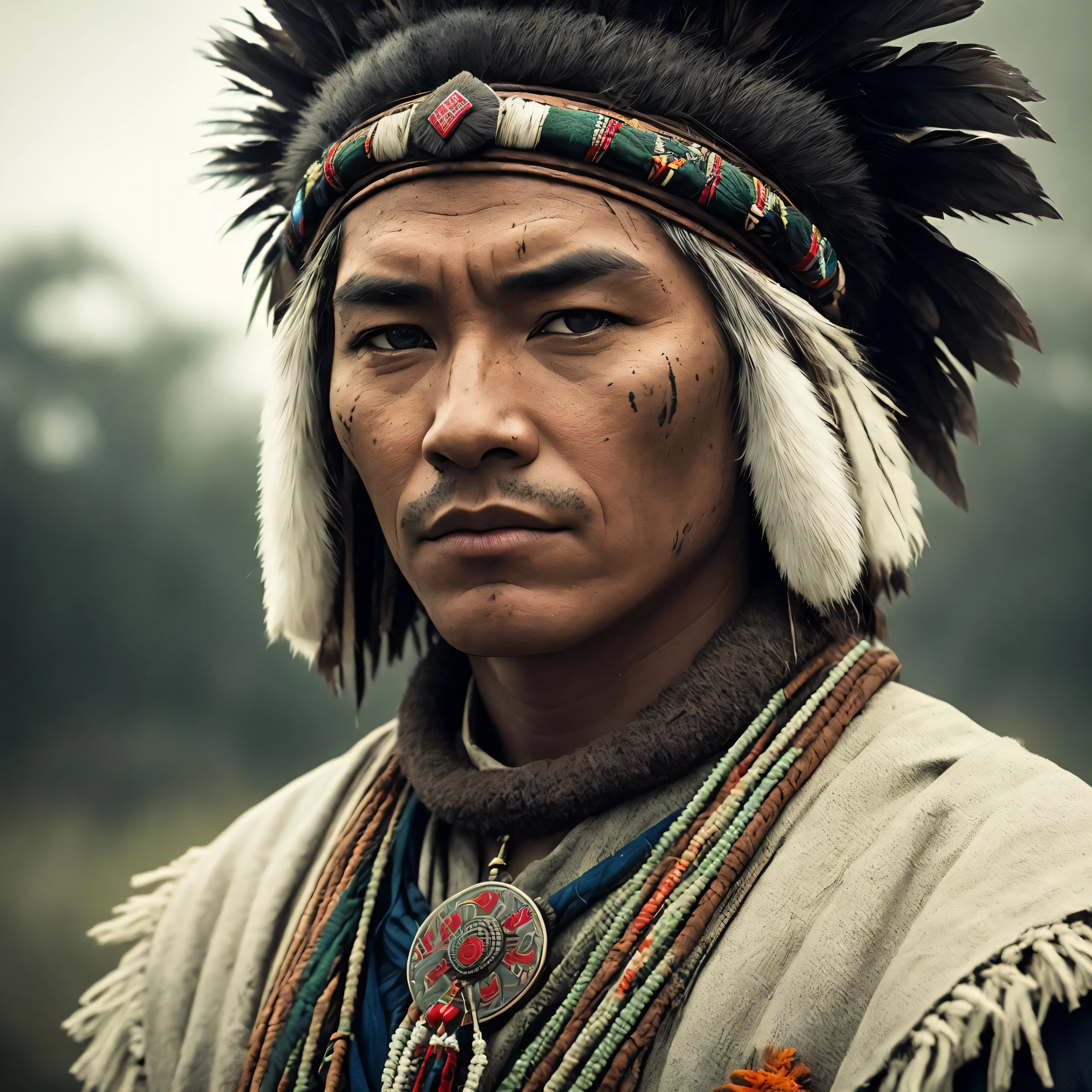 chieftainman, cinematic, closeup, dark shot