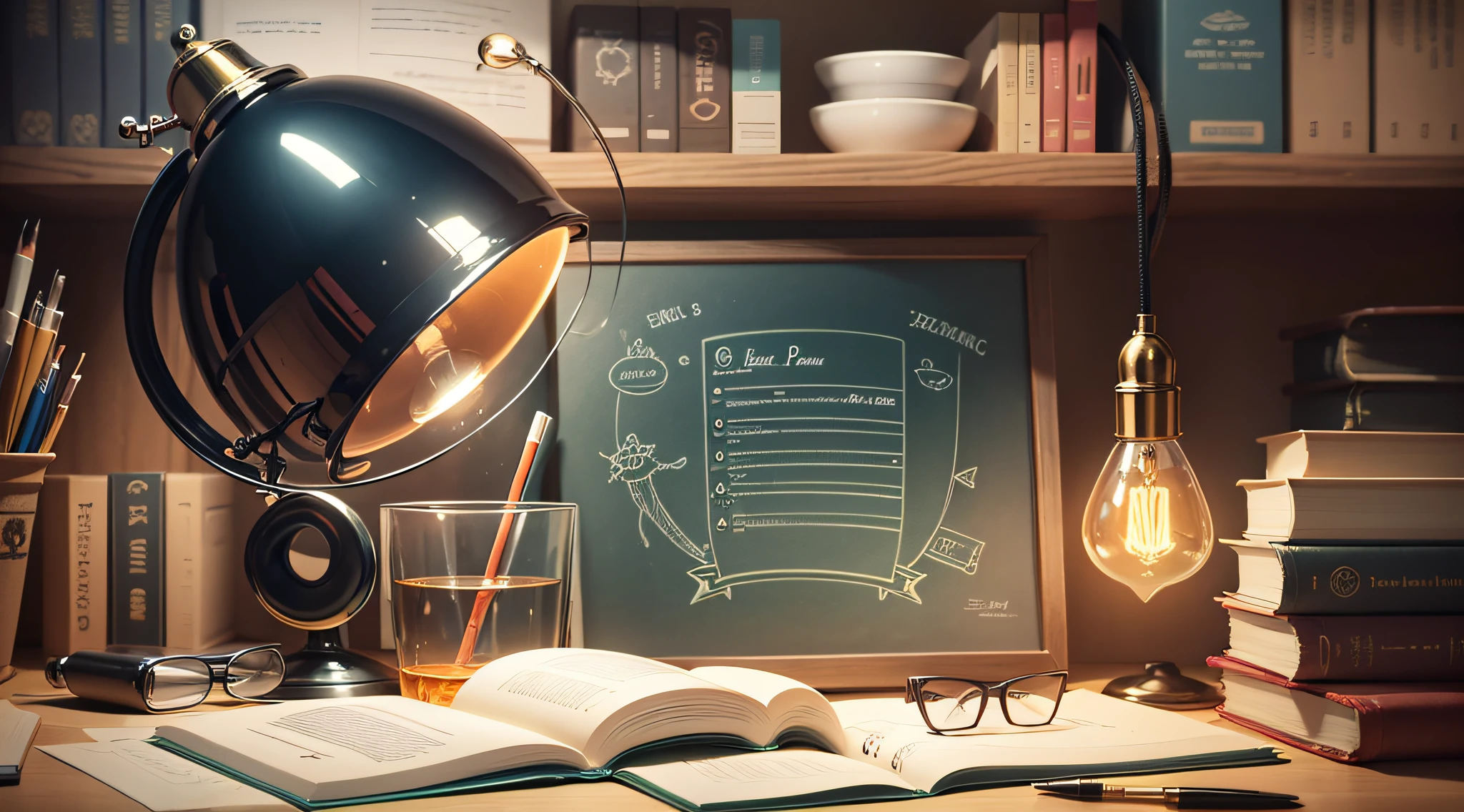 pessoa em escritorio como criar uma microempresa de sucesso,lamp as idea and creation ,imagem publicitria --auto --s2