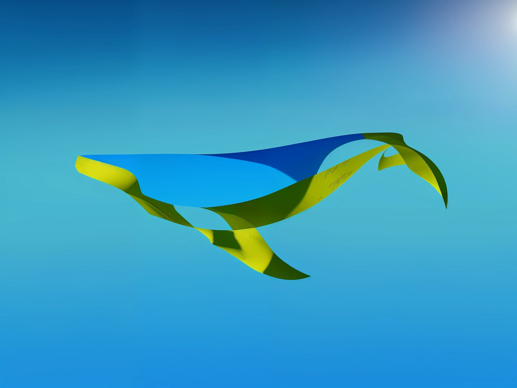 artesanato de papel poli baixo, baleia-azul, baleia, Baleia voadora, Baixo Poli 3D, baixopoli, baixo - poli aliased, baixo - poli, baixo-poli, Baleia espacial, Baixa poli arte, baleia-jubarte, poli baixo, baixo - modelo poli 3d, arte baixopoli de alta qualidade, tons cor entre o azul e o cinza
