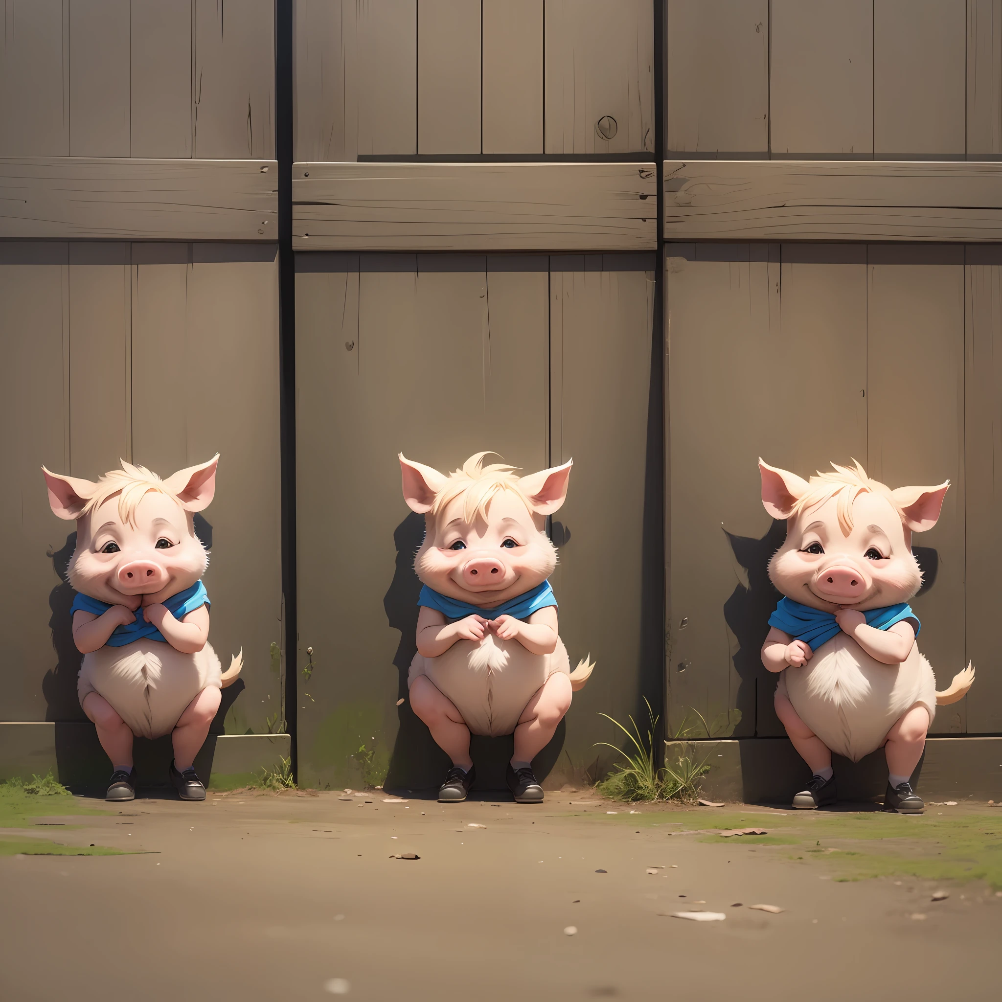 Three little pigs --auto --s2