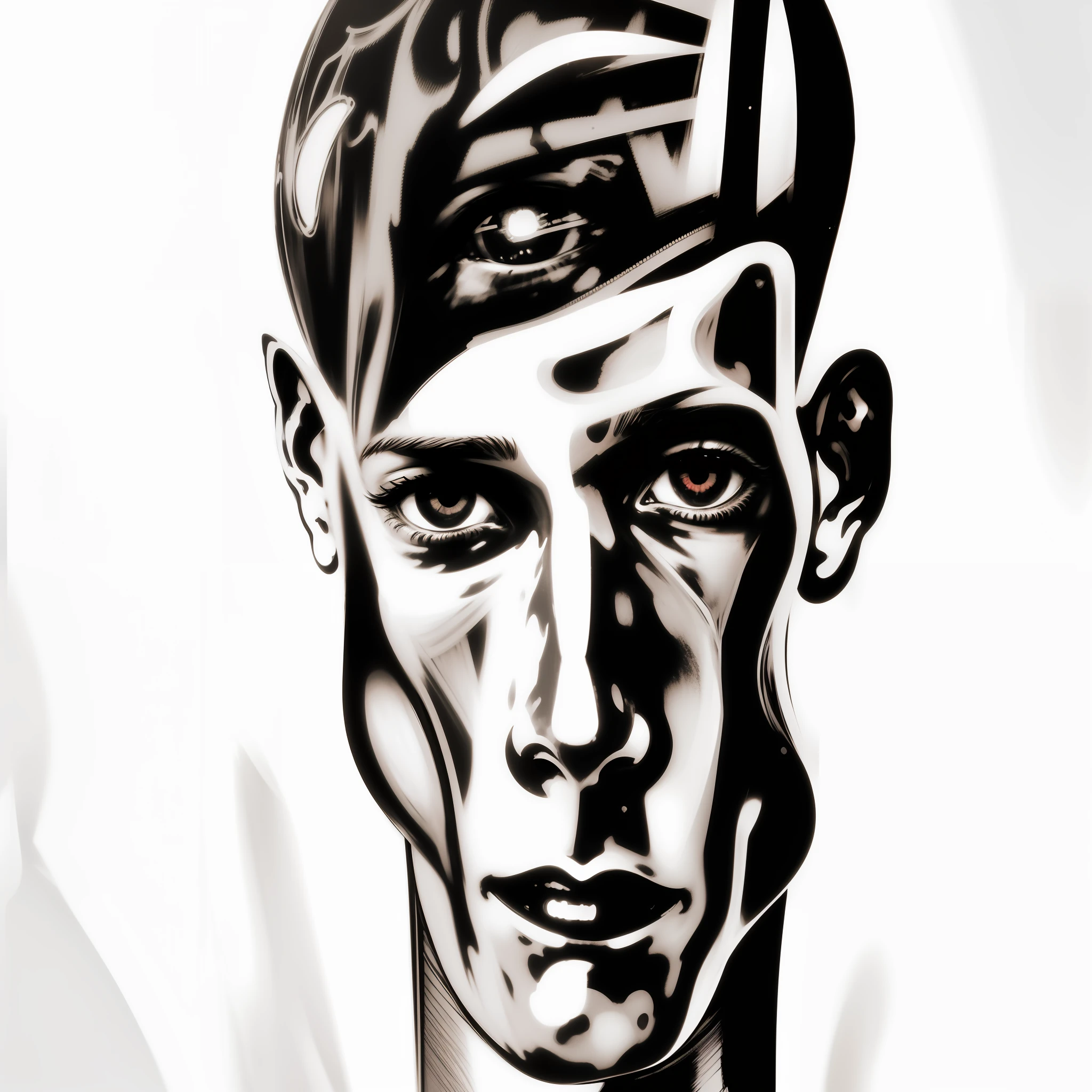 realistic photo, beautiful colors, strong face, as congruent as possible depict, background in rainbow colors --auto --s2