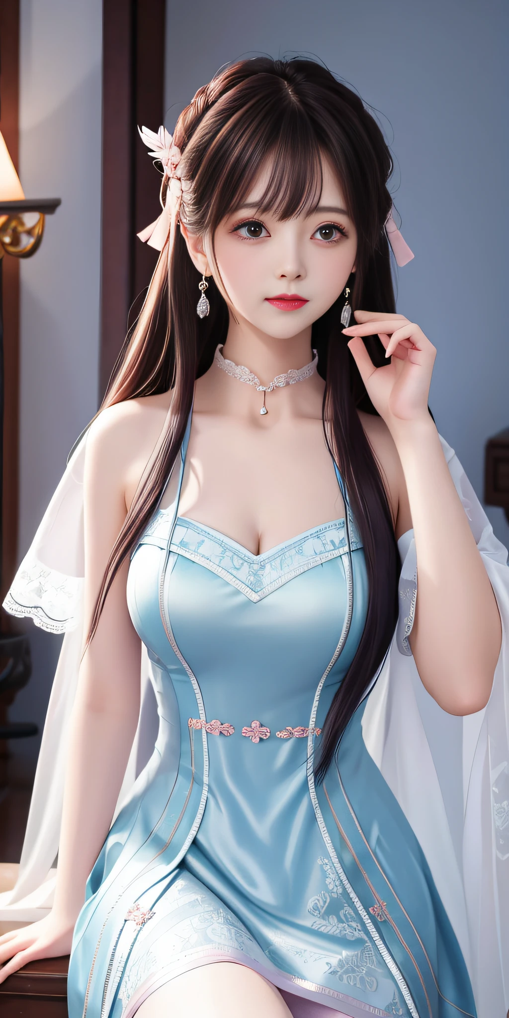 Pale pink clothes