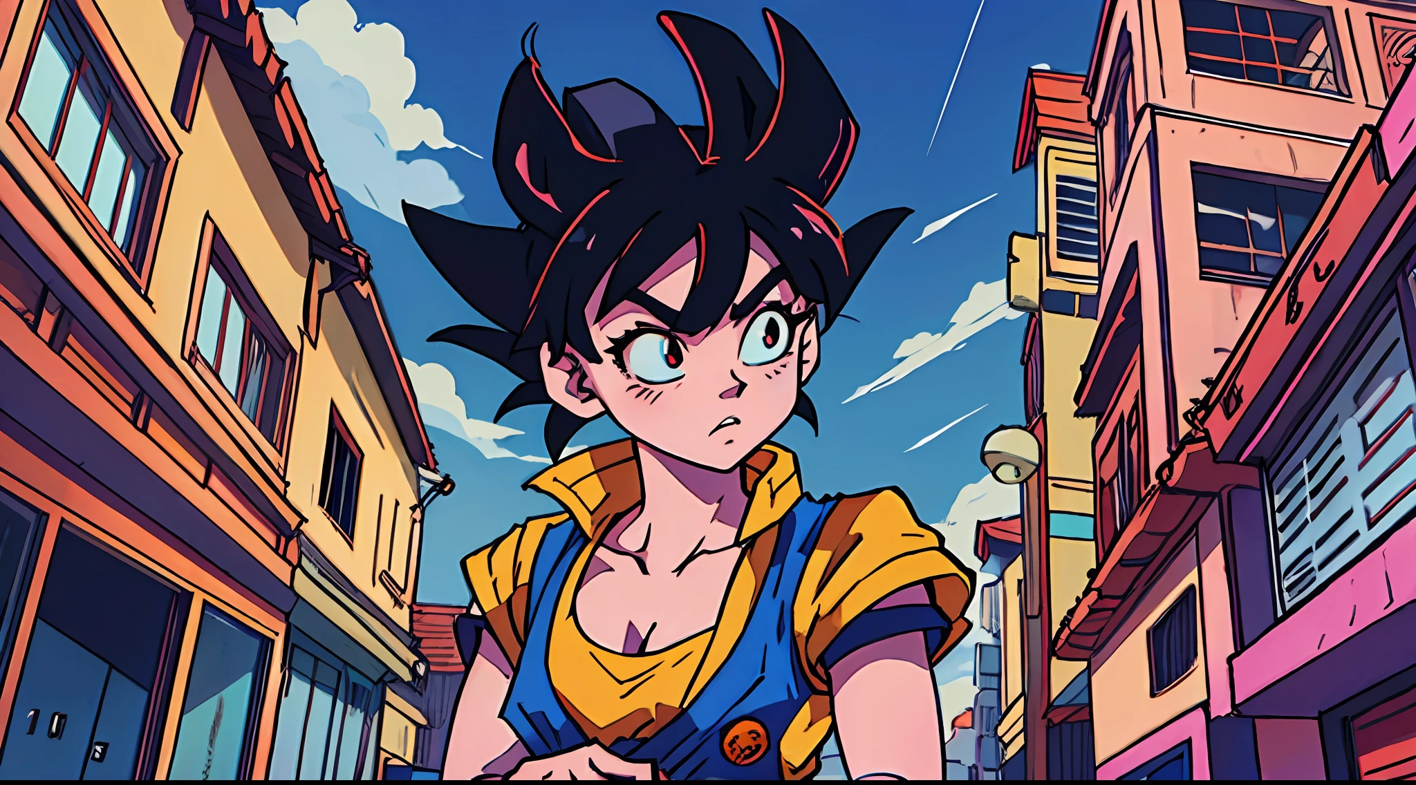 Spider in the world of Dragon Ball Is anime 80s HD static 80s --auto --s2