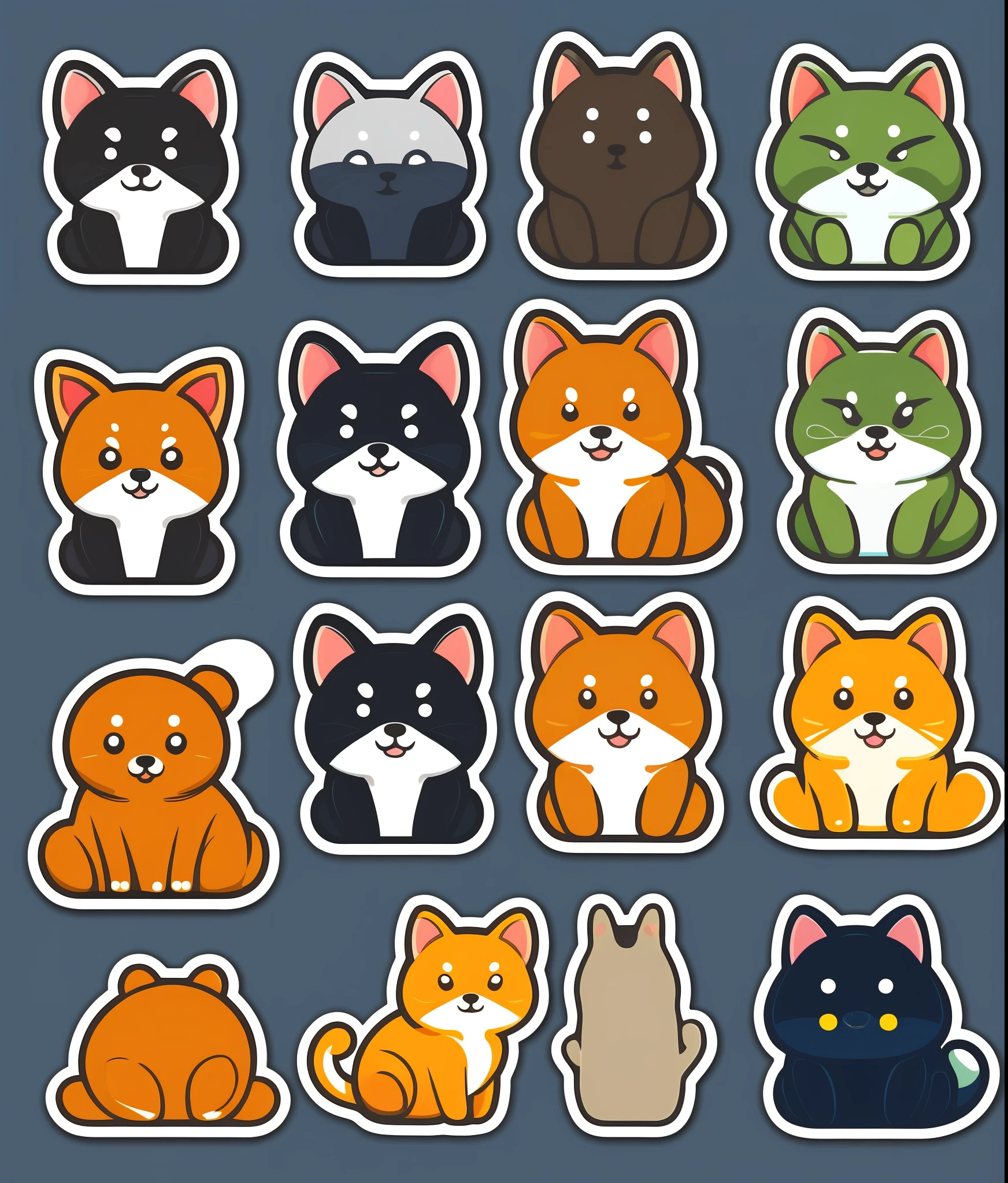 flat style，child，pets，outskirts，Sticker