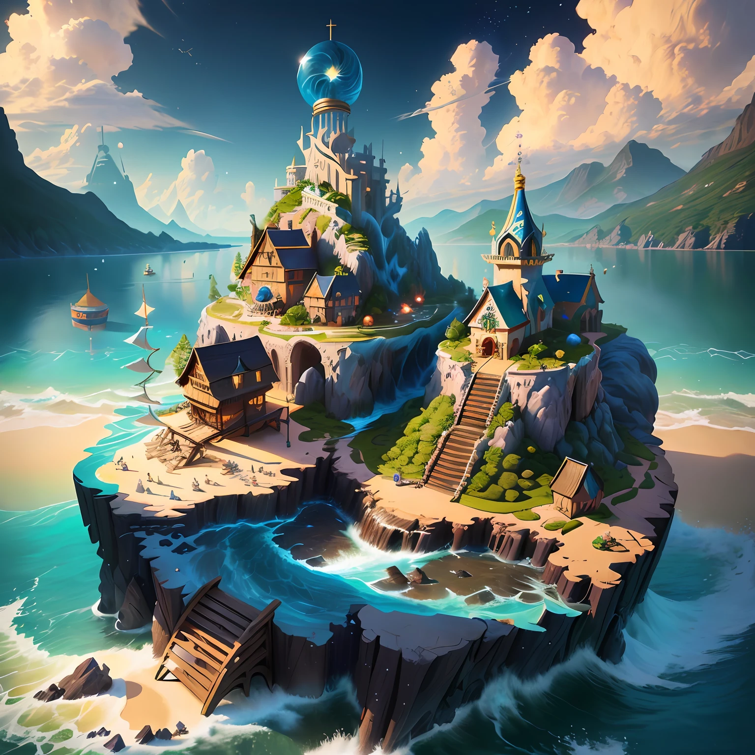 Clash Royale Cannon Cart in the Water